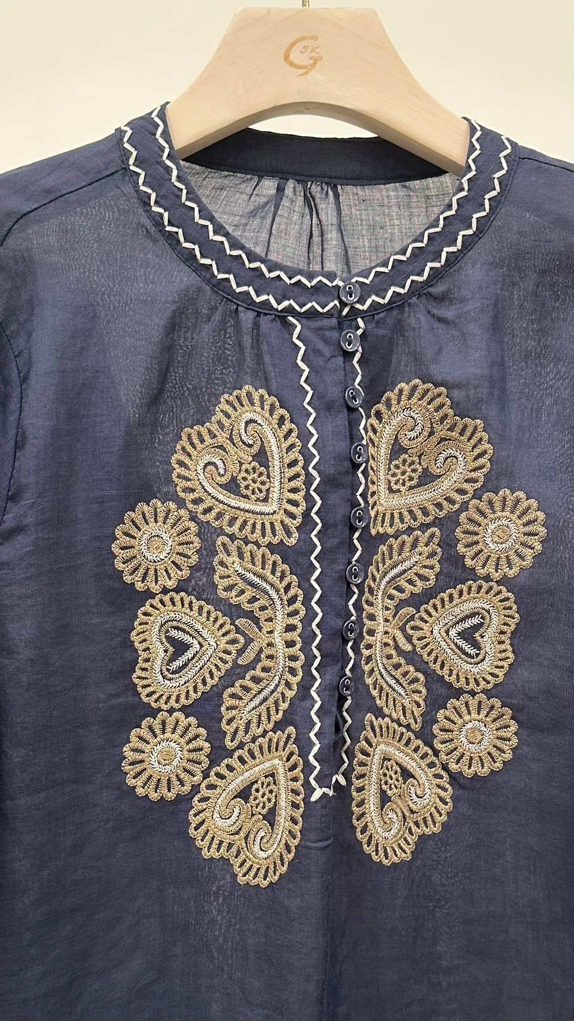 (D3894)Linen Top