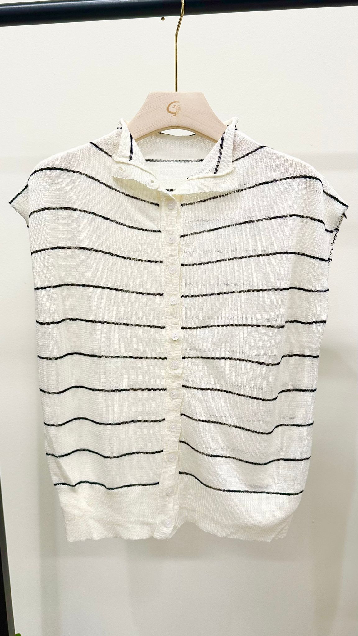 (D3900)Knitted Top