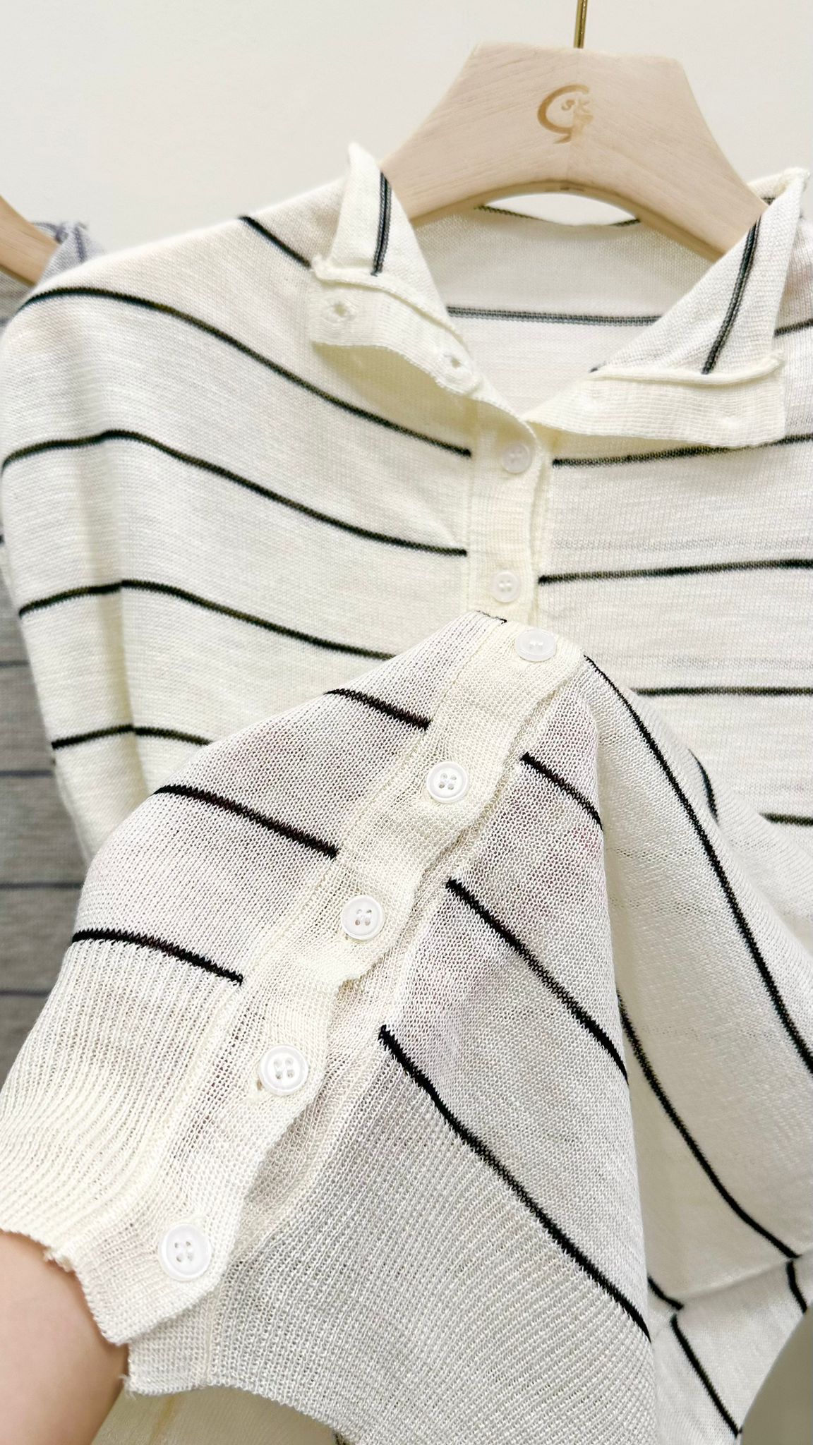 (D3900)Knitted Top