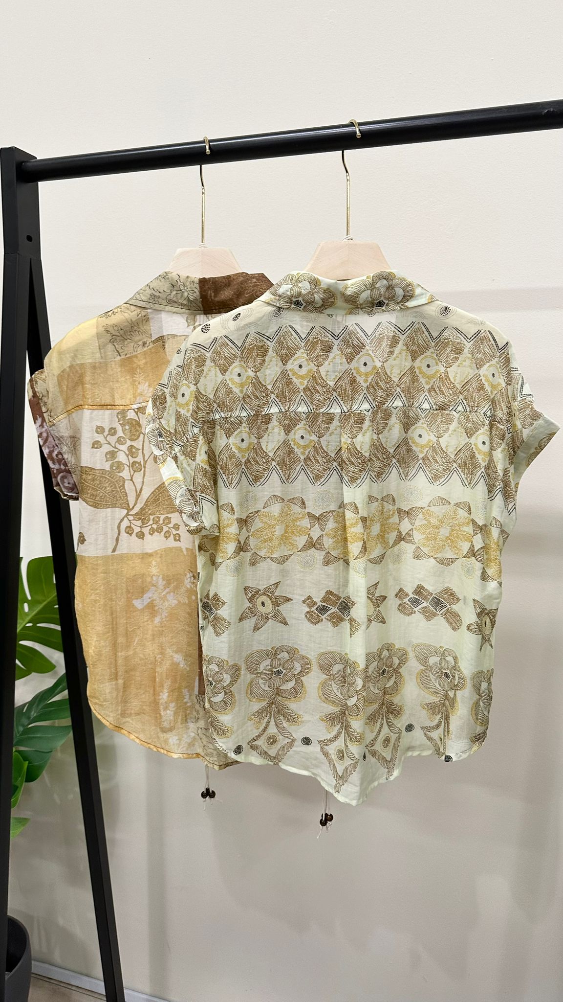 (D3938)Pattern Top