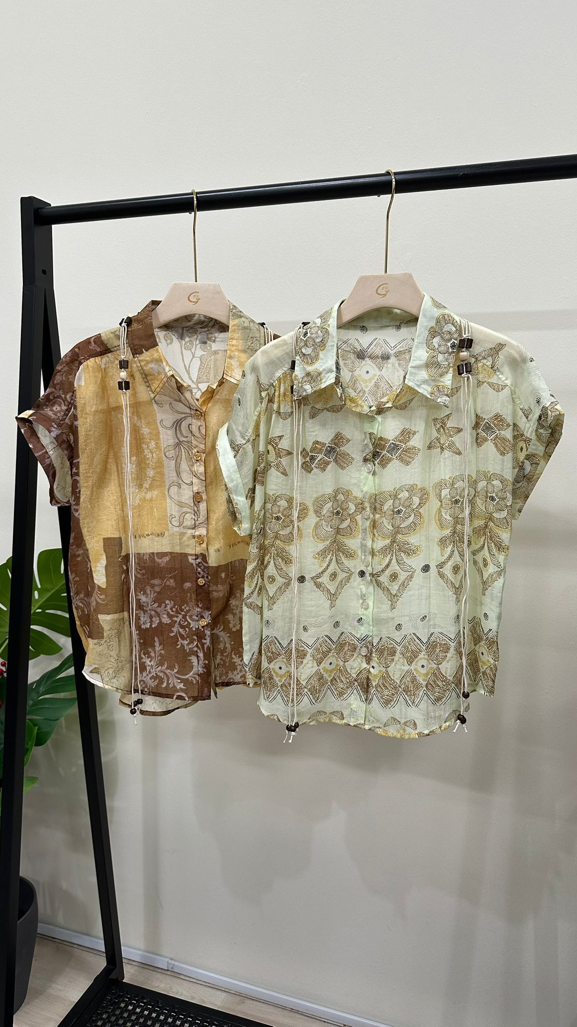 (D3938)Pattern Top