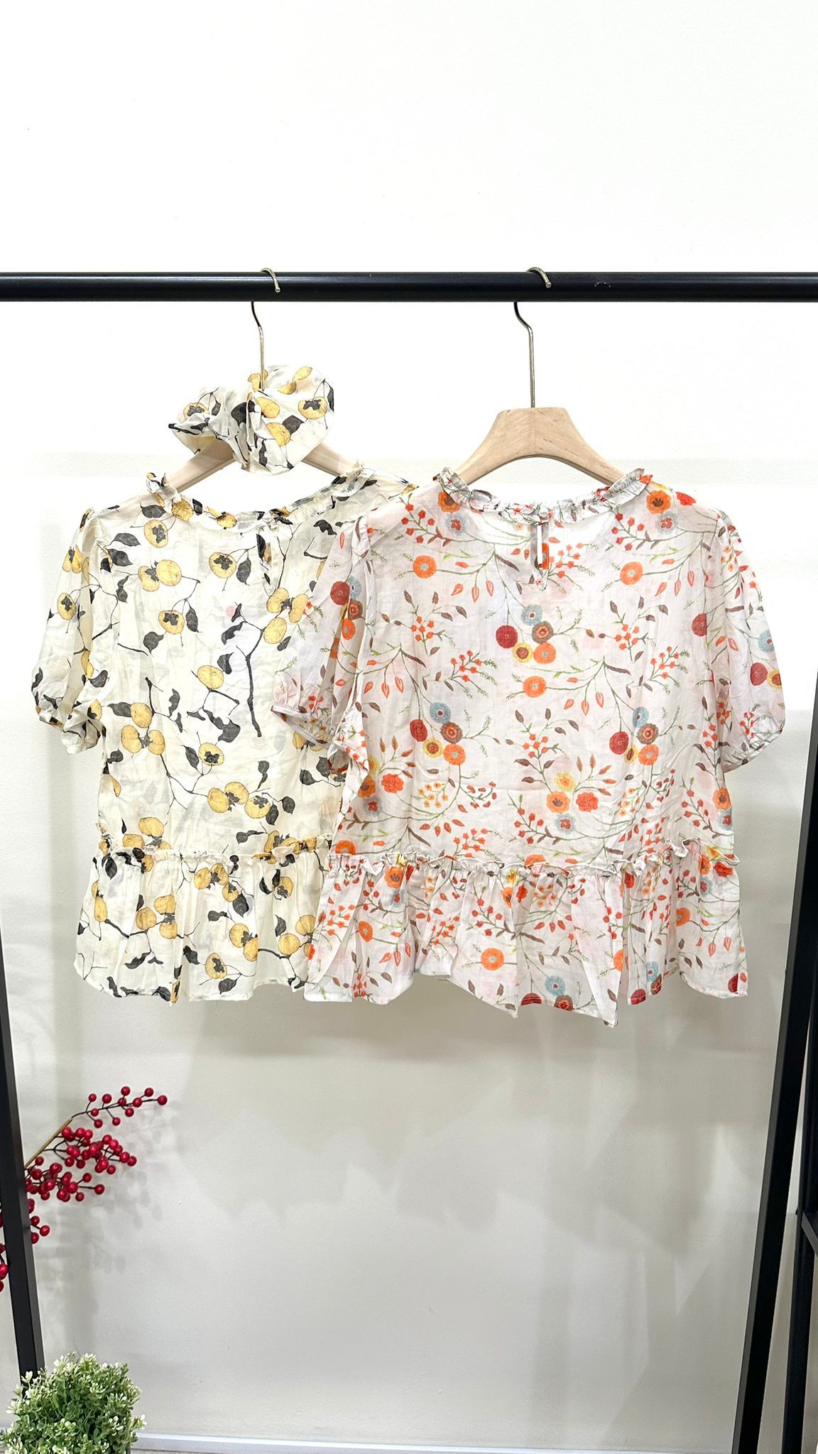 (D3976)Pattern Top