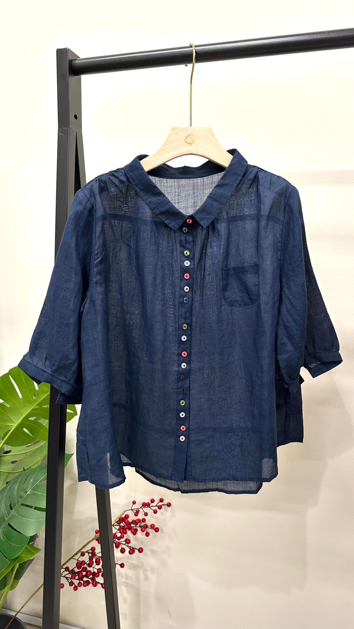 (D4015)Linen Top