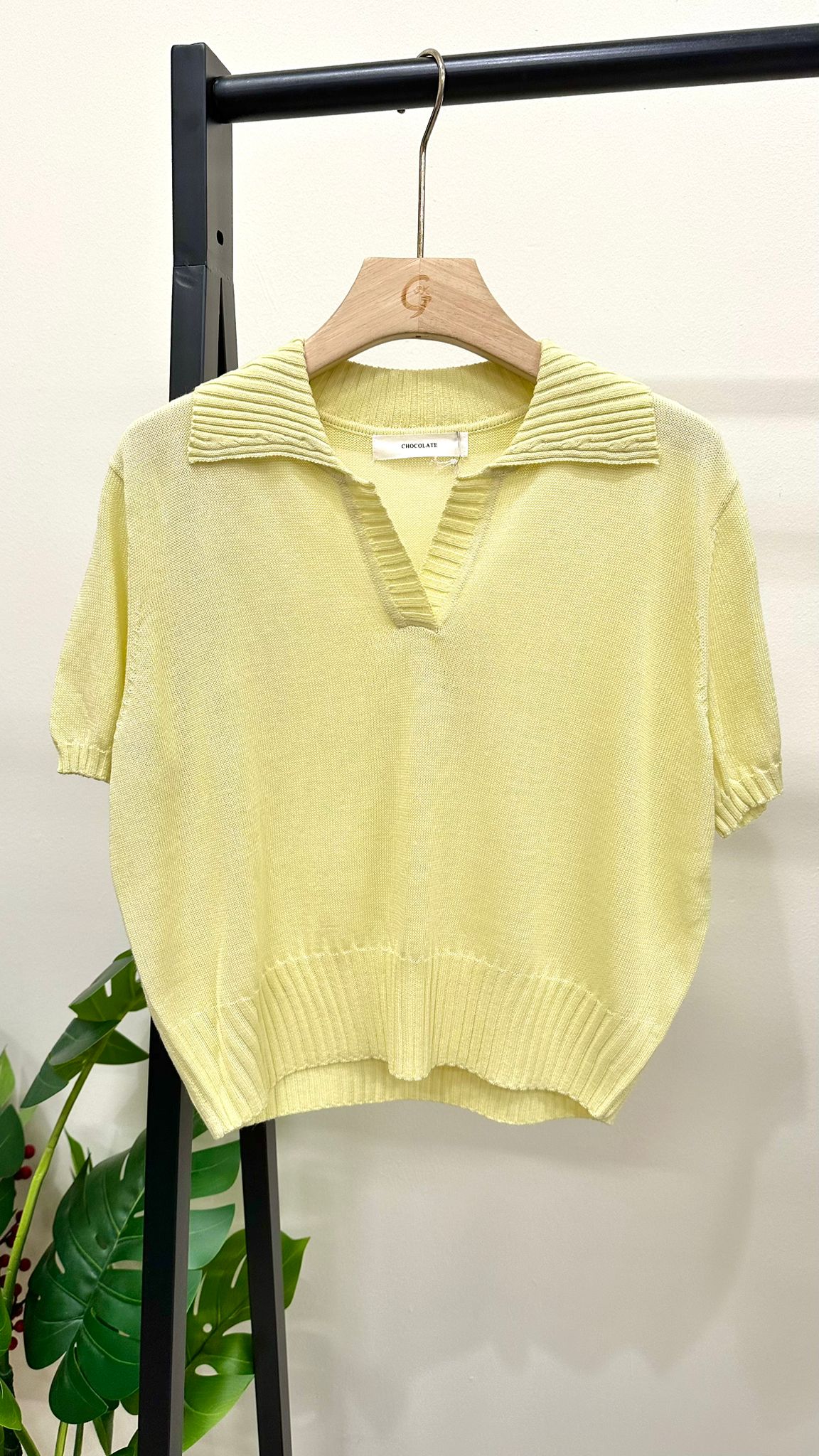 (D4030)Knitted Top