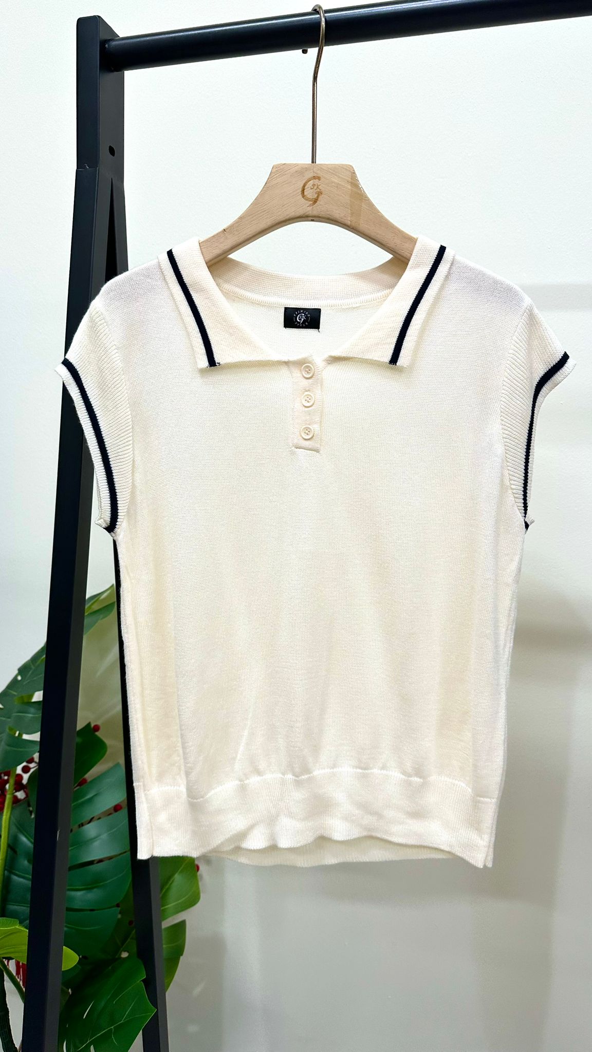 (D4086)GSK F.S Knitted Top