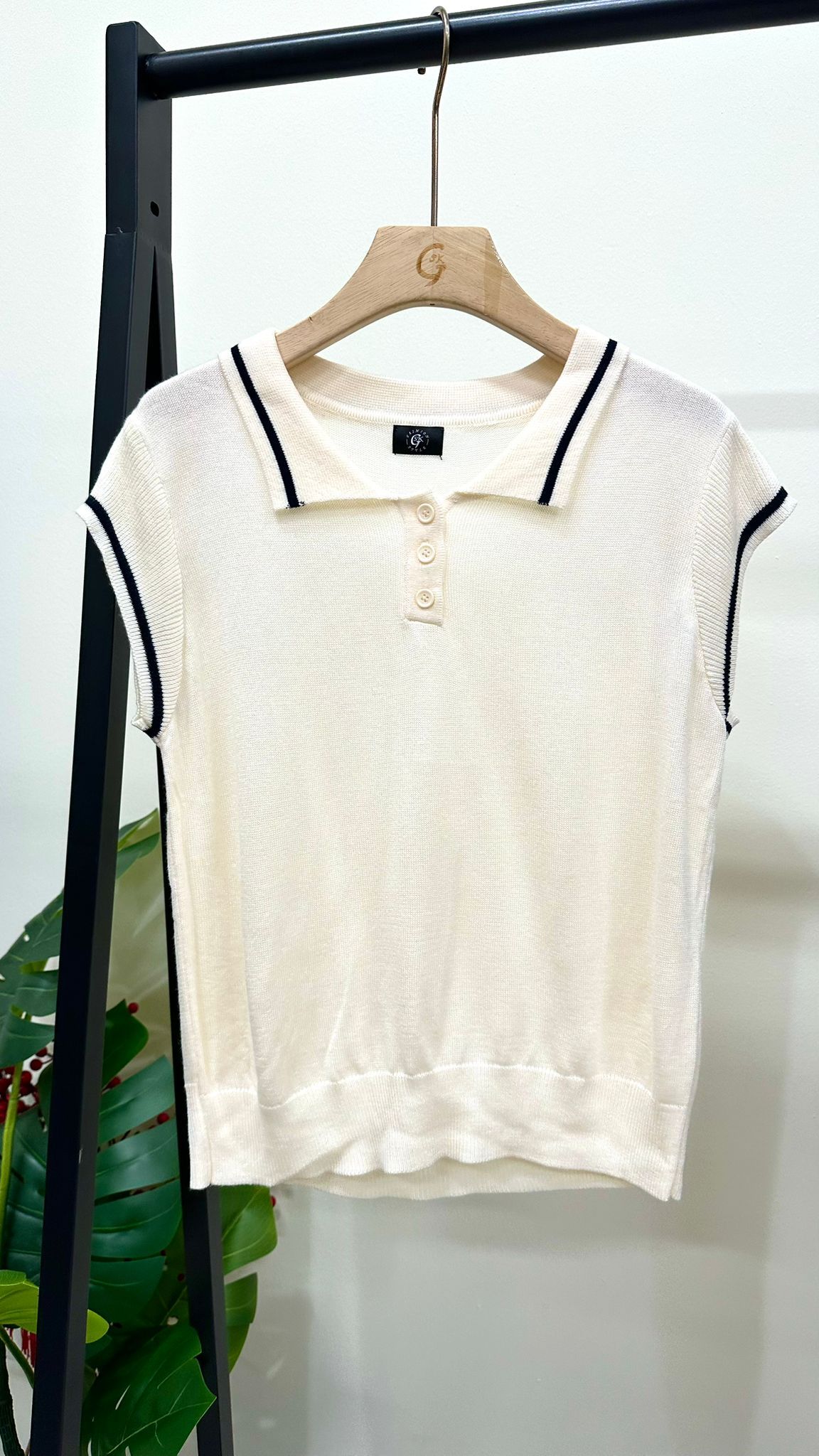 (D4086)GSK F.S Knitted Top