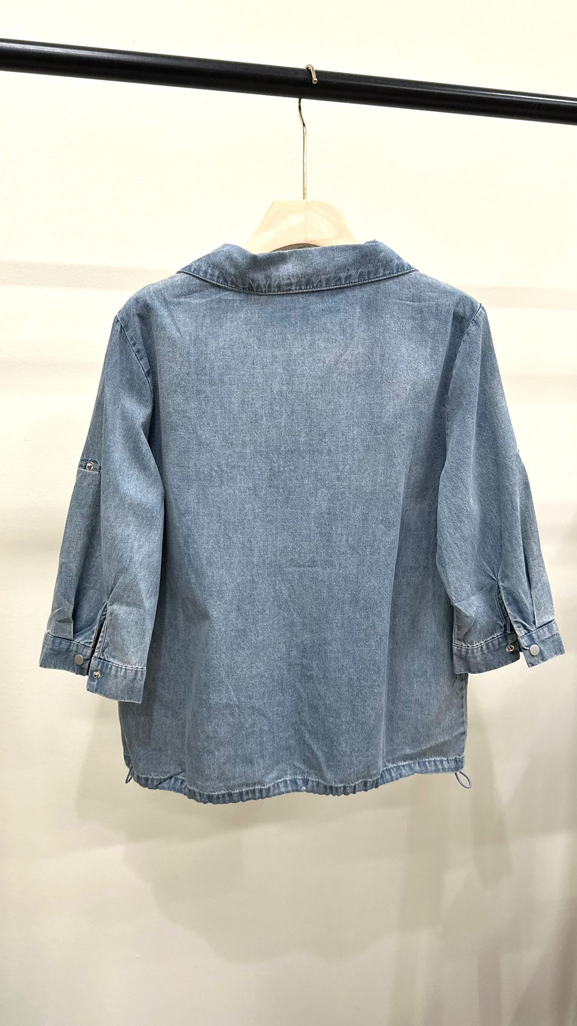 (D4110)Denim Top