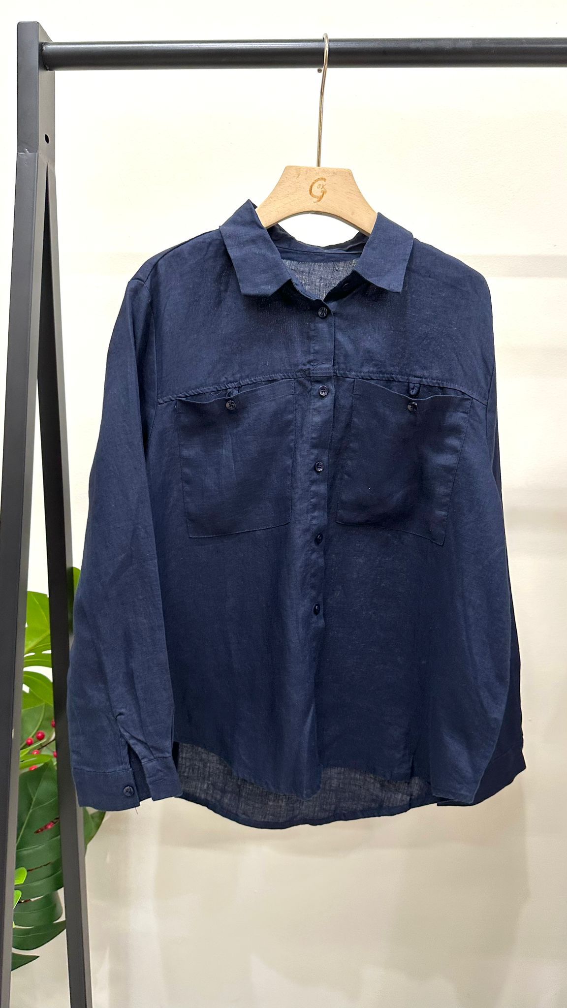 (D4179)Linen Top
