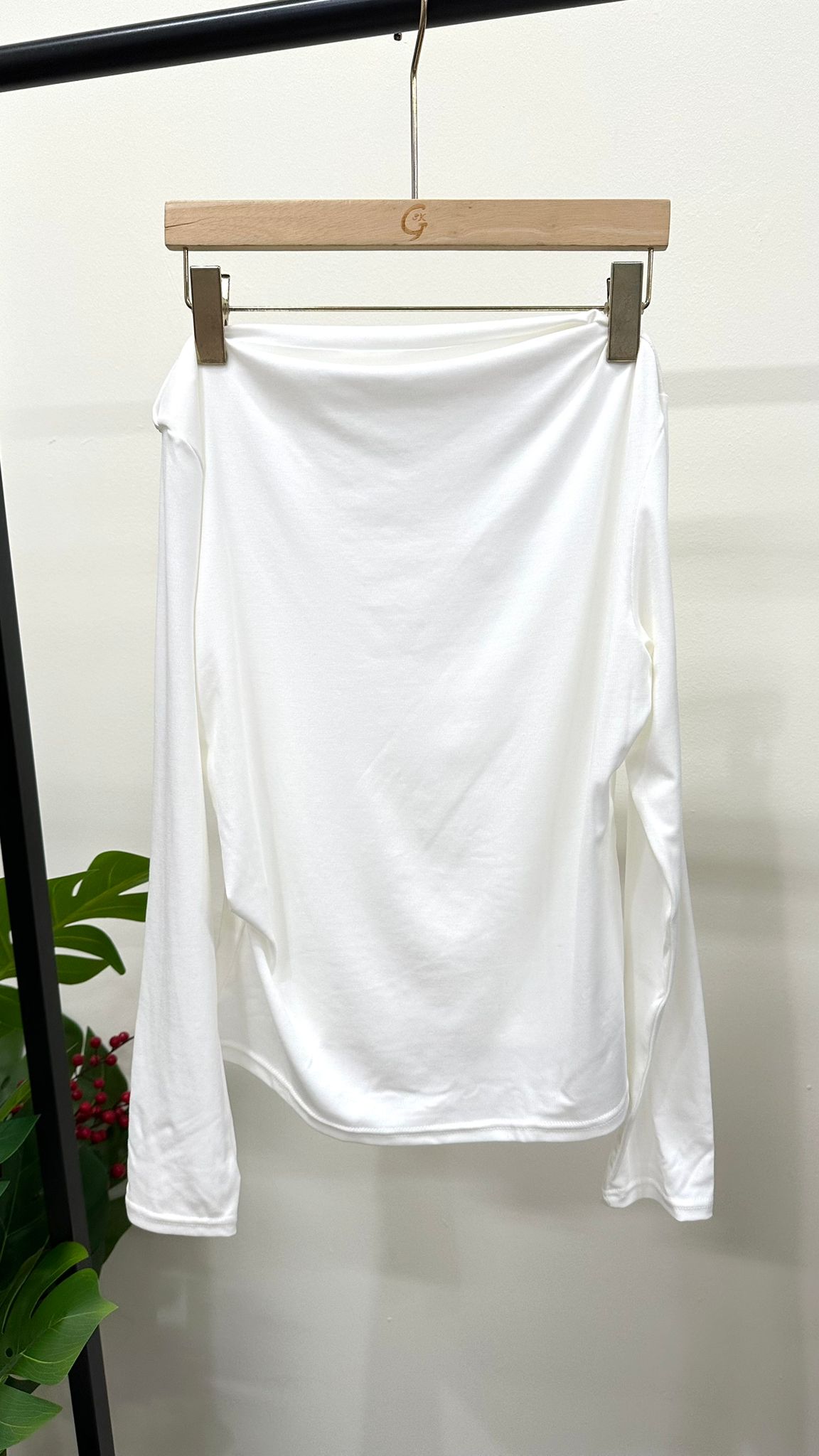 (D4191)Off Shoulder Top