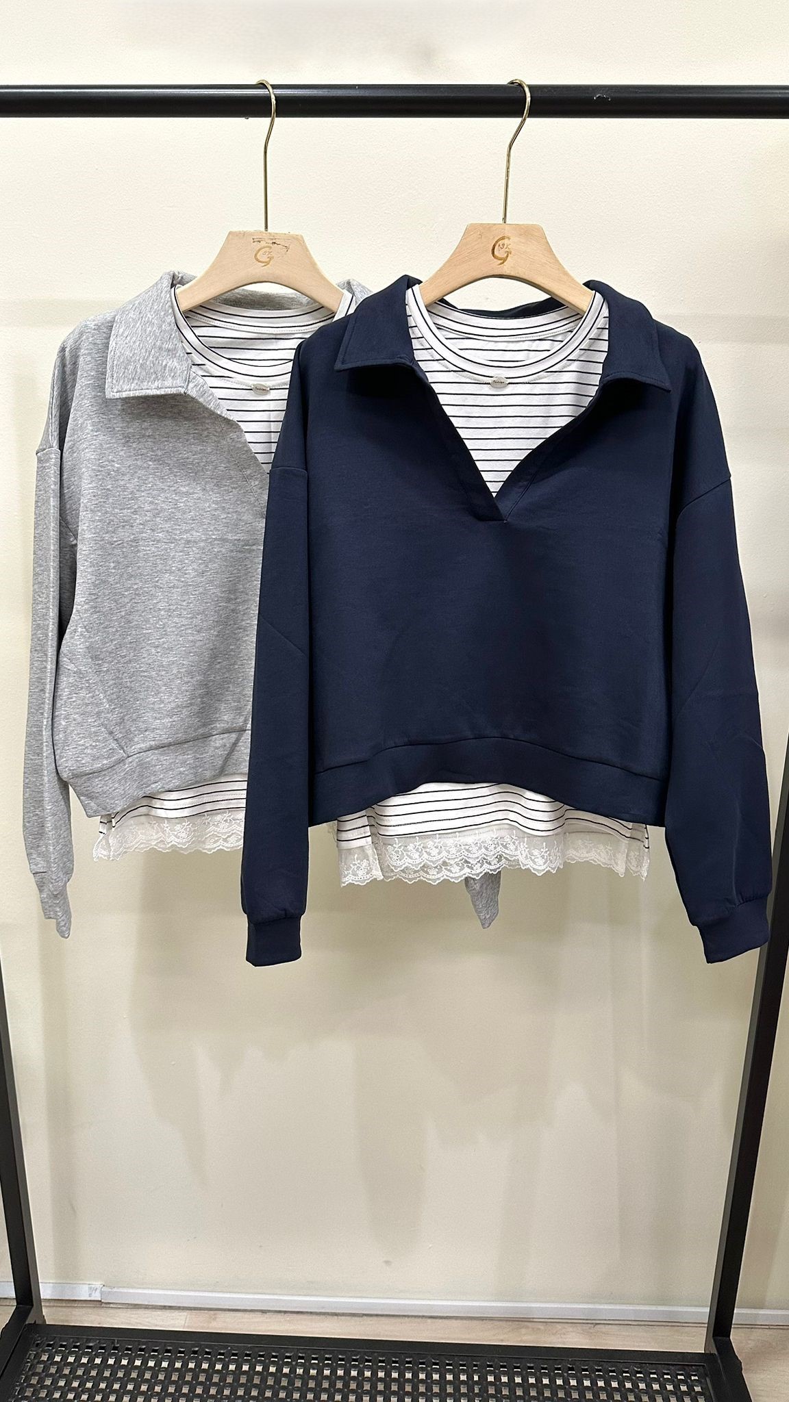 (D4197)Two Piece Top