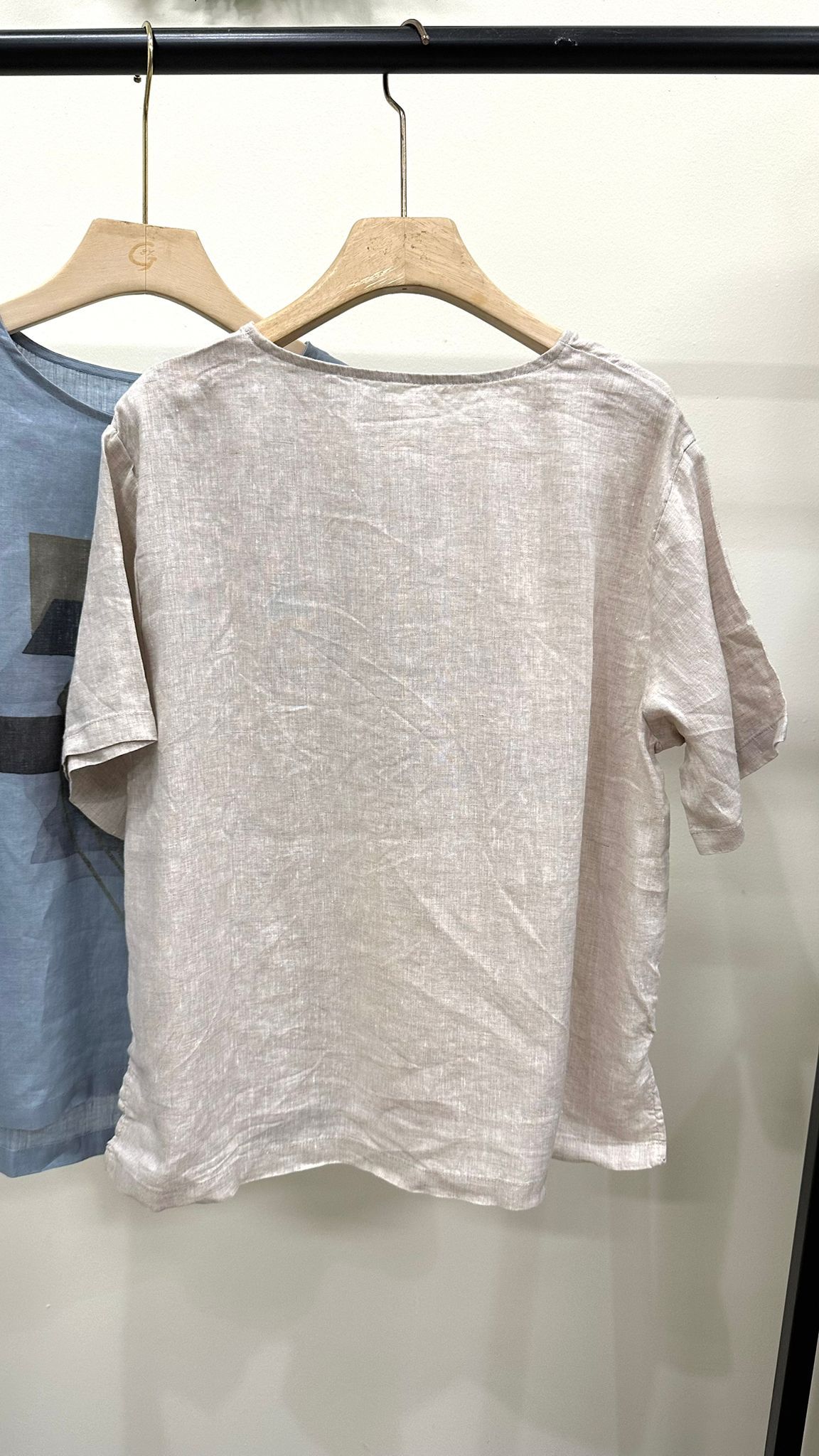 (D4201)Linen Top