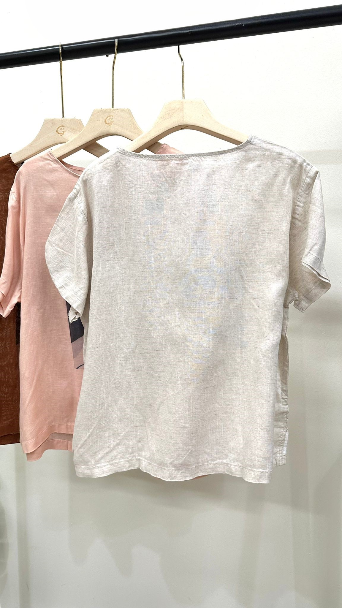 (D4202)Linen Top