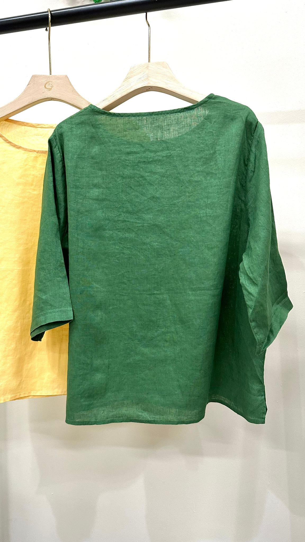 (D4207)Linen Top