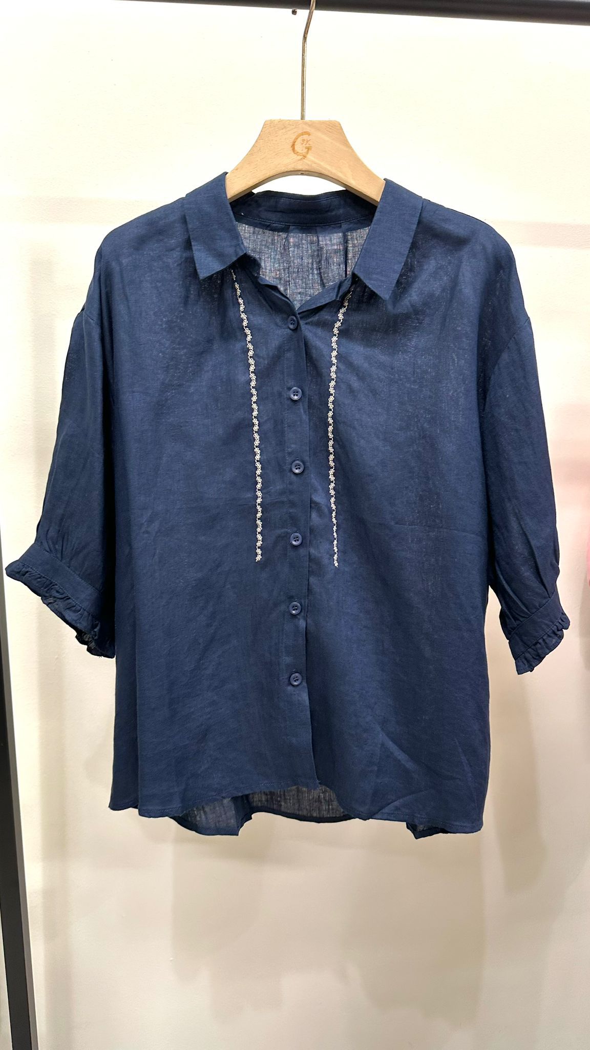 (D4208)Linen Top