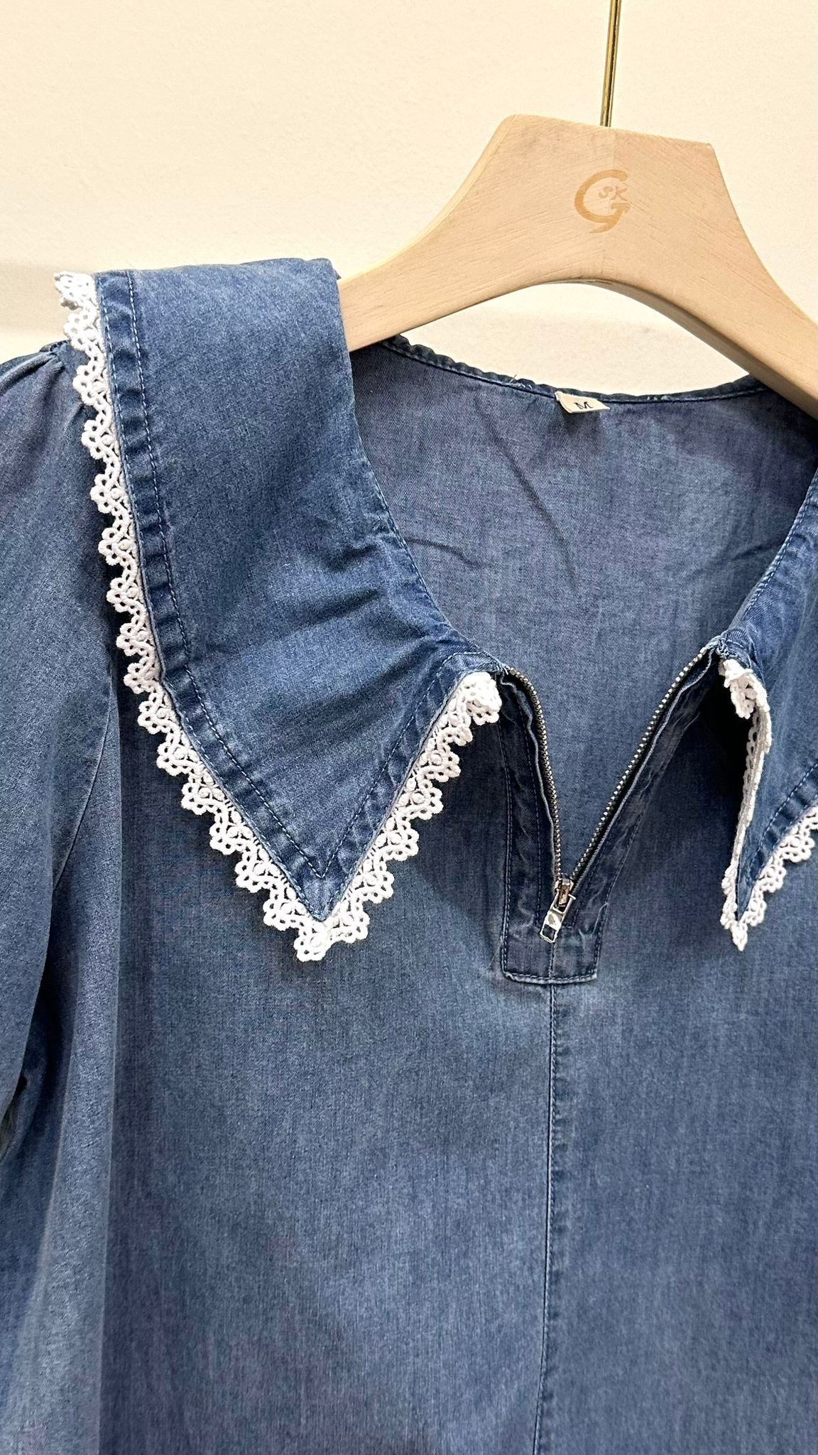(D4210)Denim Top