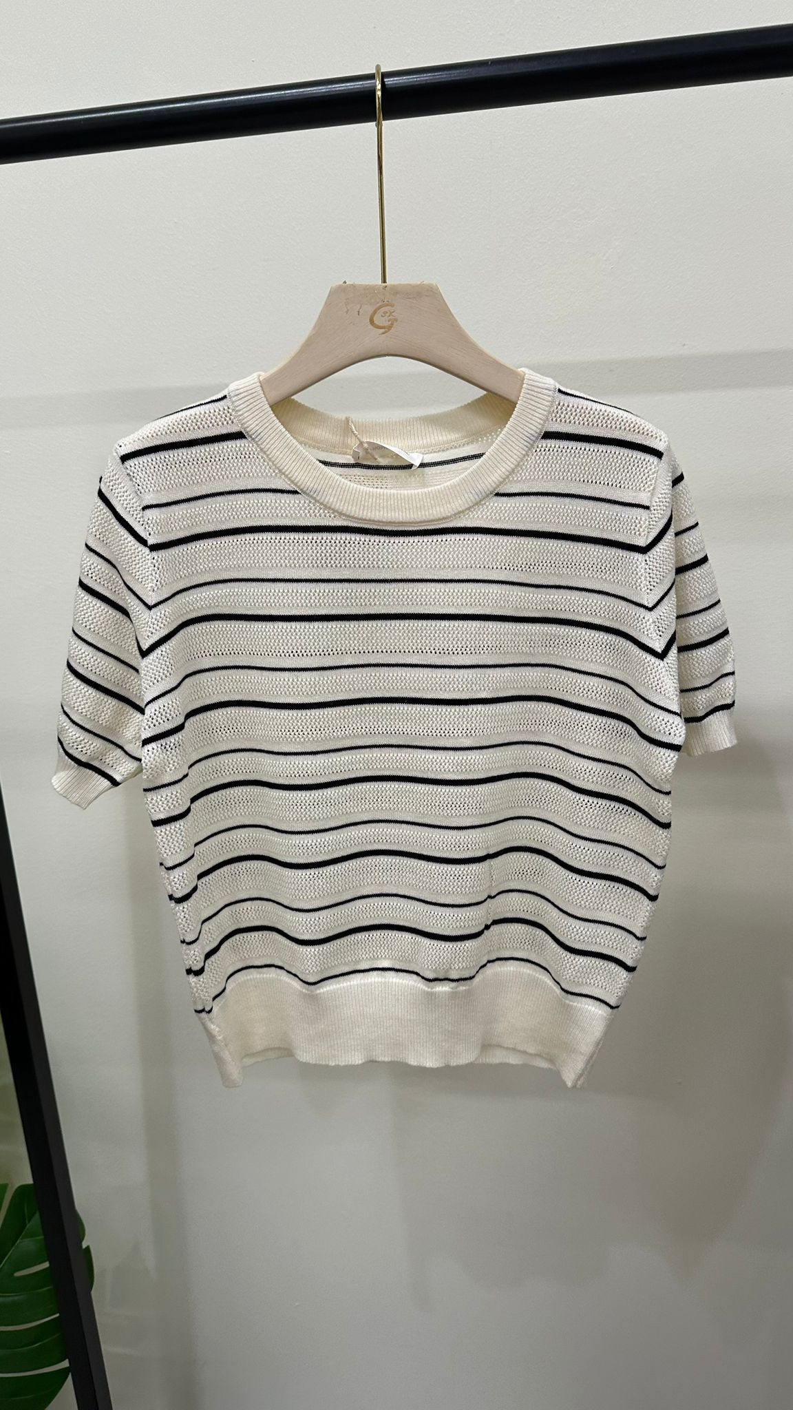 (D4388)Knitted Top