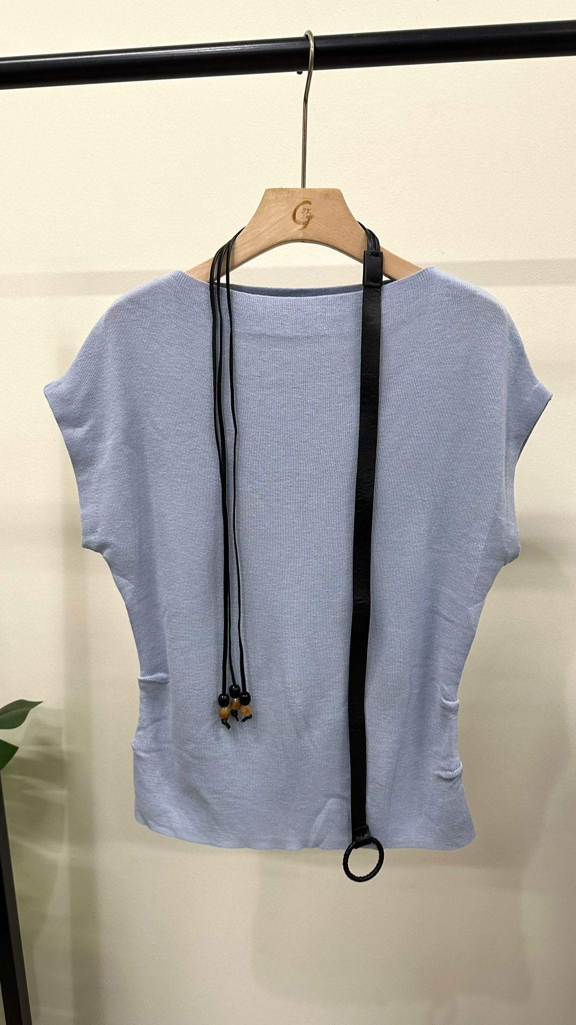 (D4422)Knitted Top