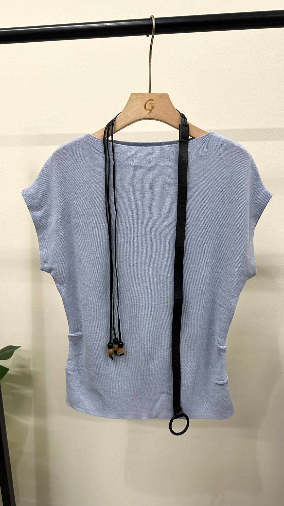 (D4422)Knitted Top