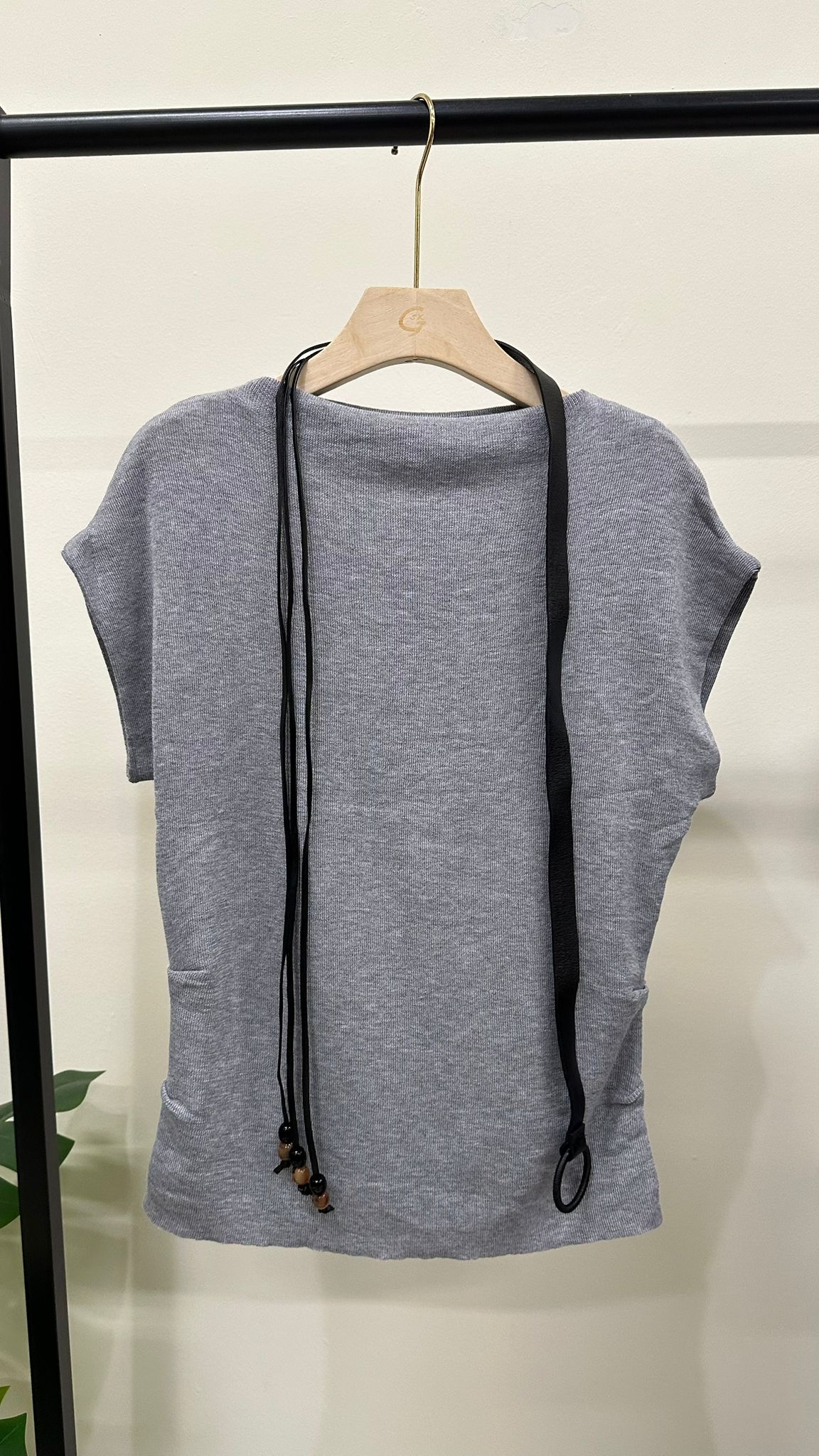 (D4422)Knitted Top