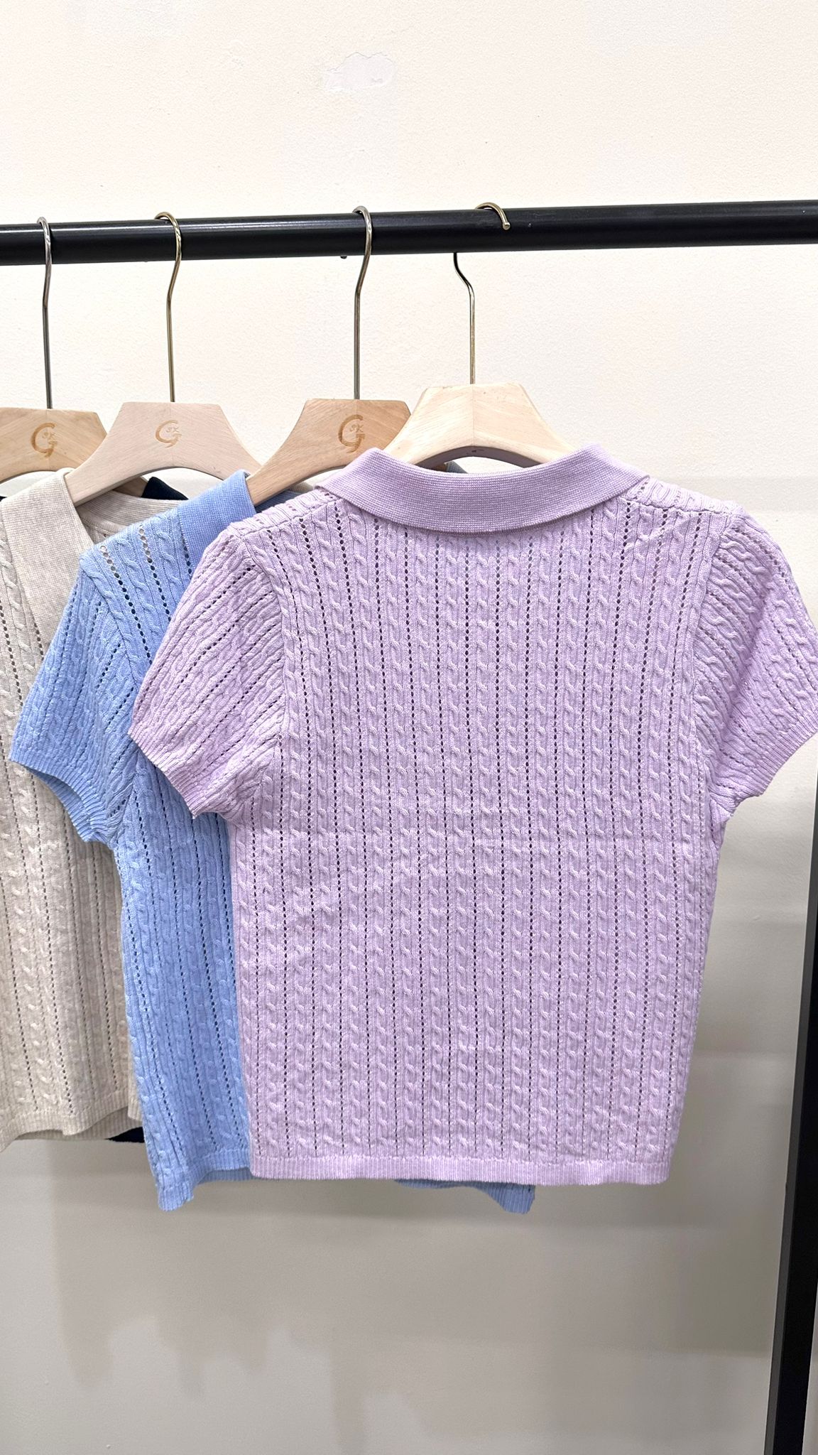 (D4451)Knitted Top