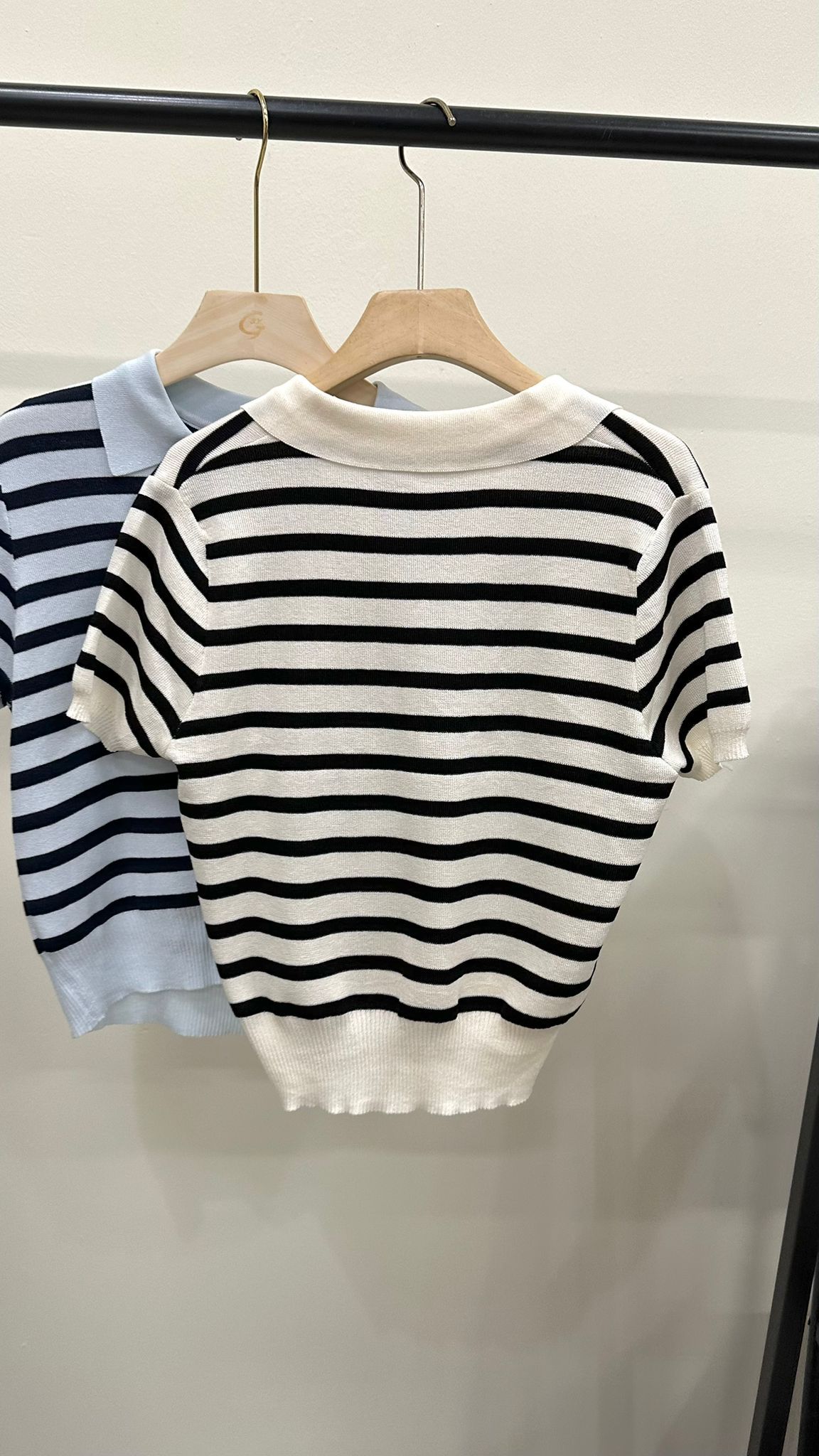 (D4500)Striped Top