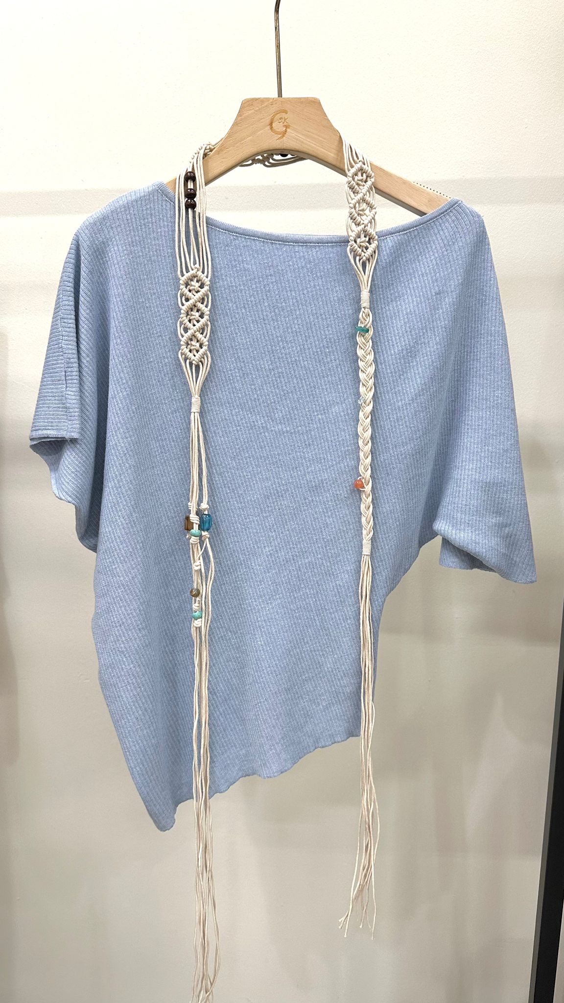 (D4518)Knitted Top