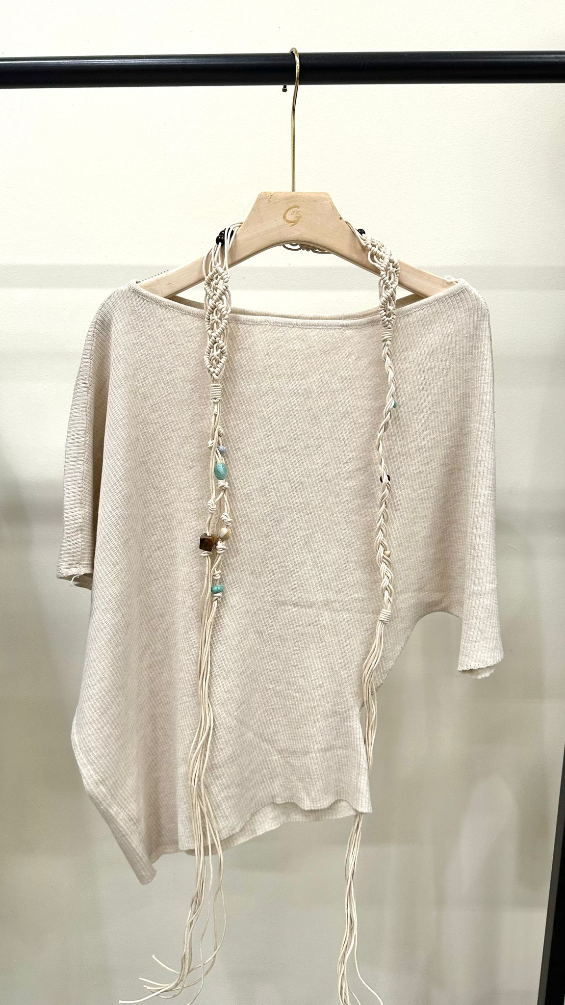 (D4518)Knitted Top