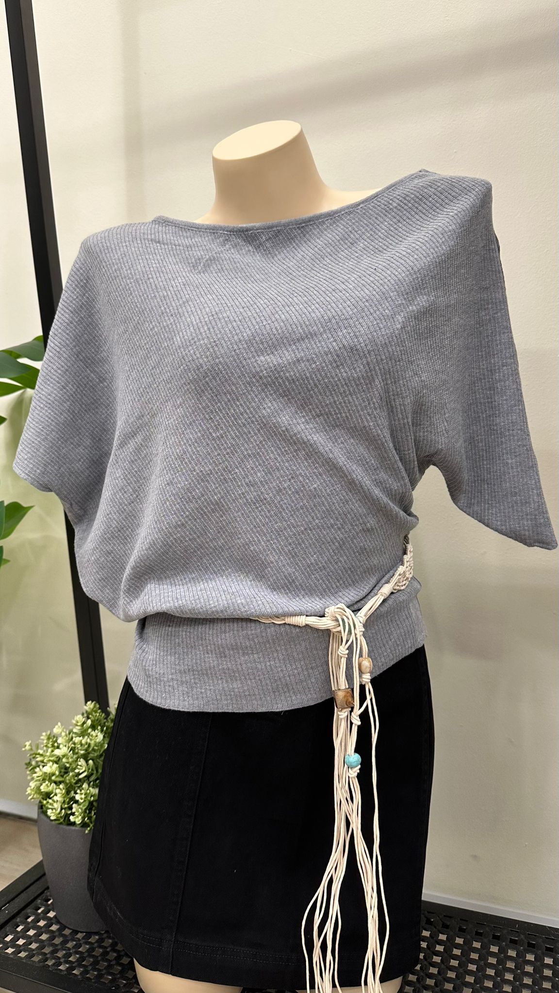 (D4518)Knitted Top