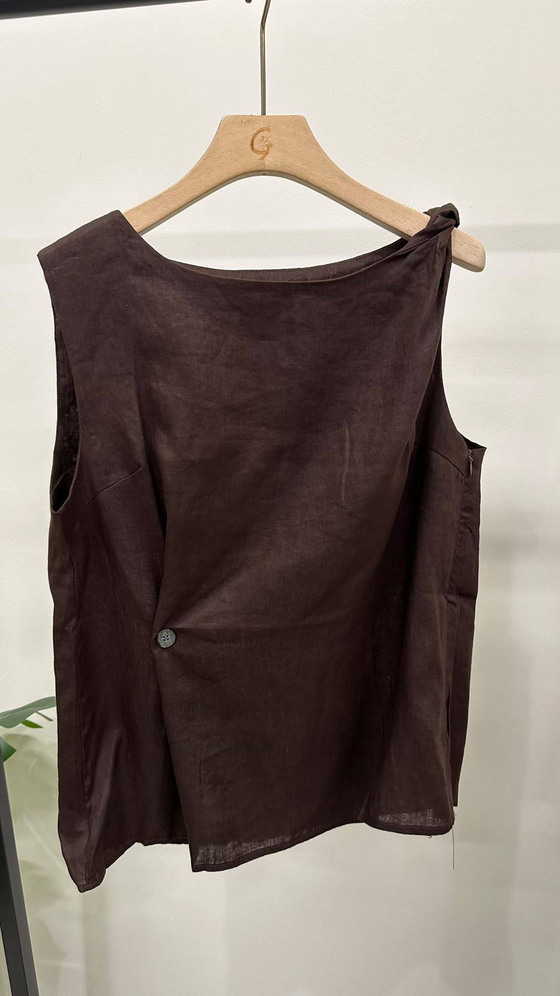 (D4550)Linen Top