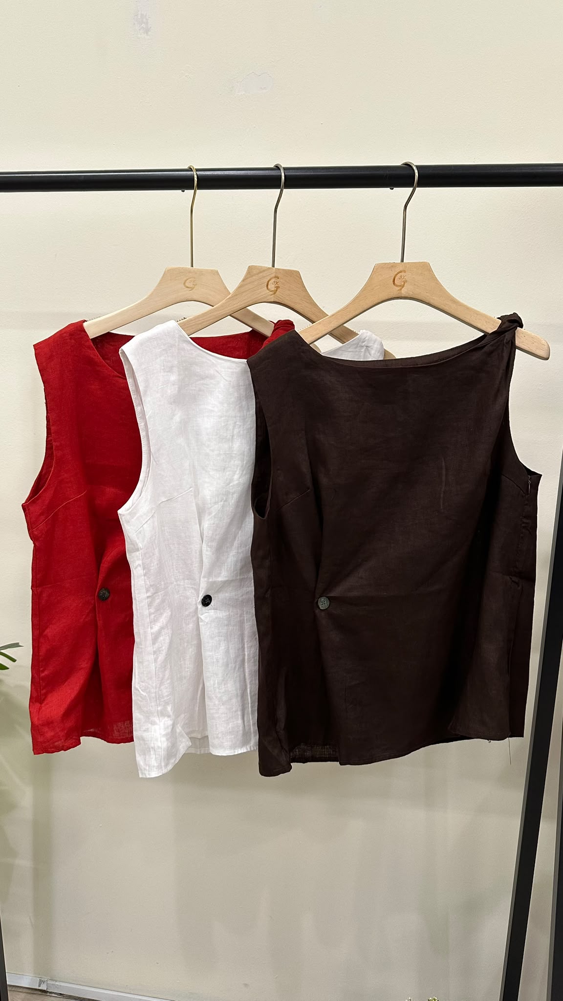 (D4550)Linen Top