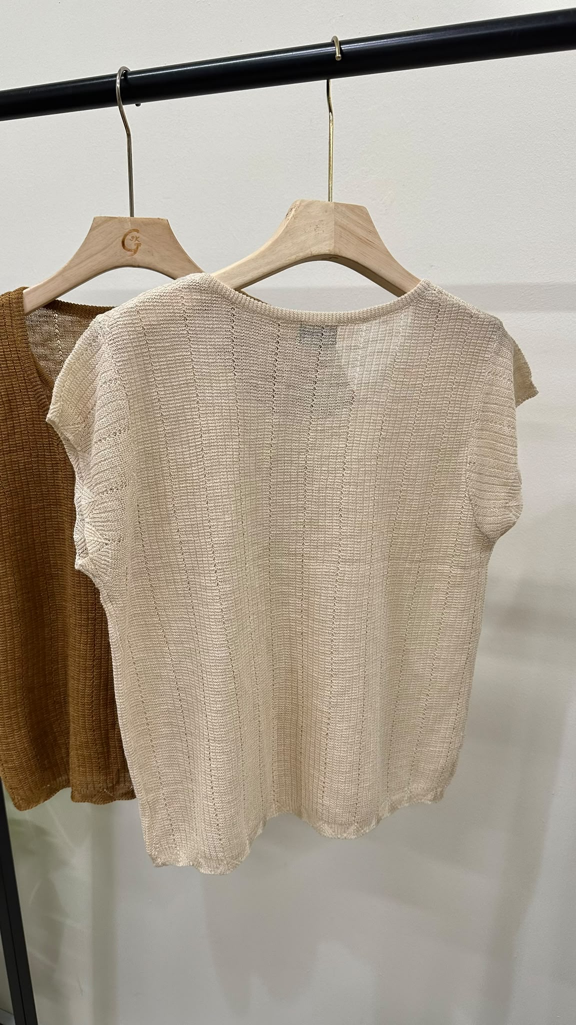 (D4560)Knitted Top