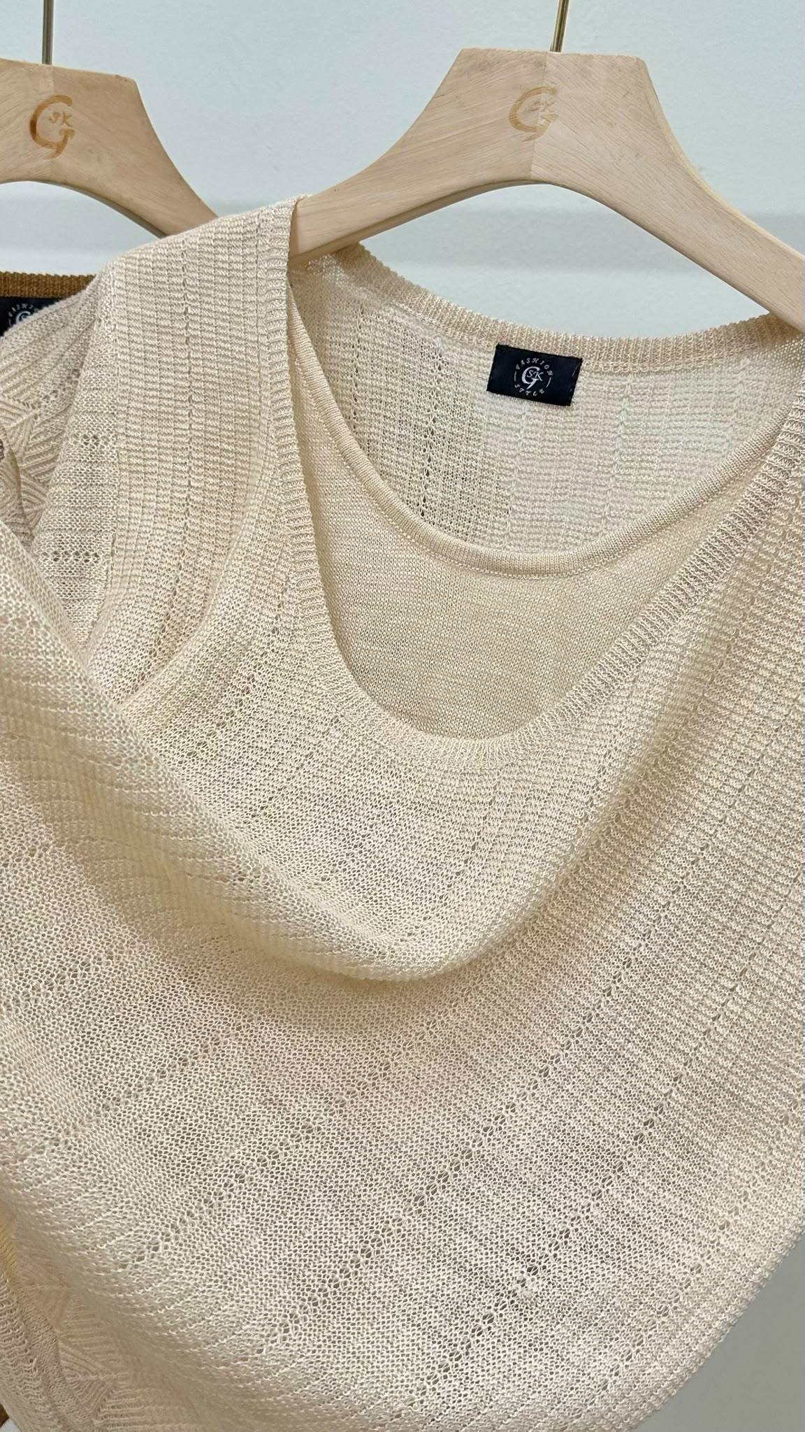 (D4560)Knitted Top