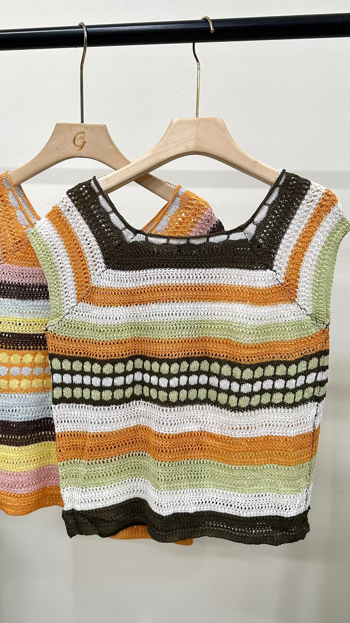 (D4561)Knitted Top