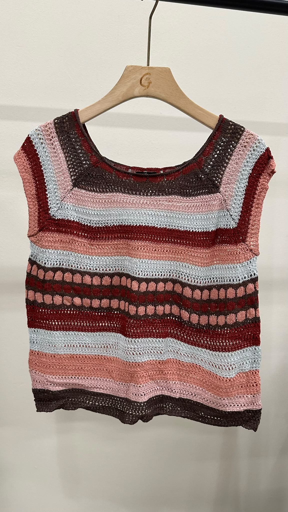 (D4561)Knitted Top