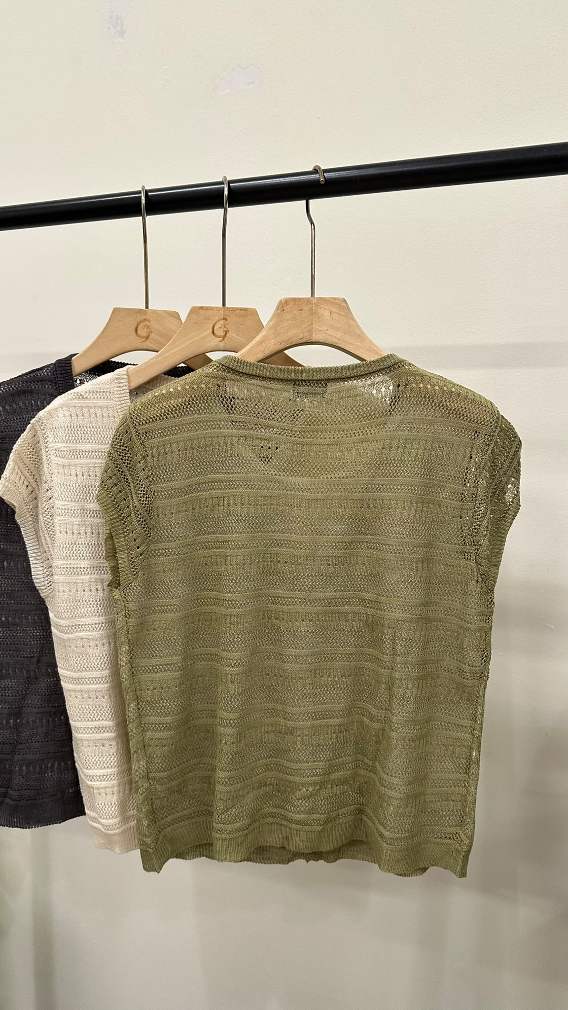 (D4571)Knitted Top