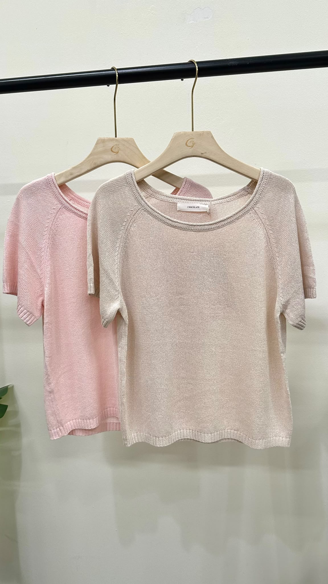 (D4592)Knitted Top