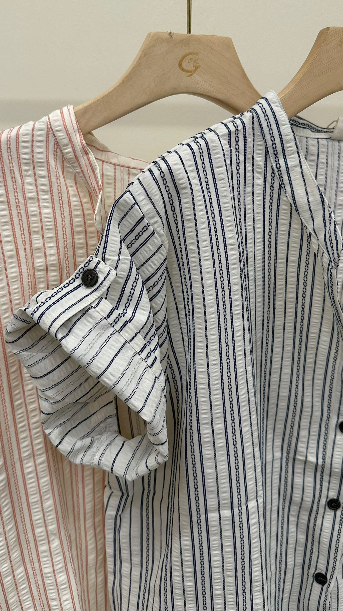 (D4648)Striped Top