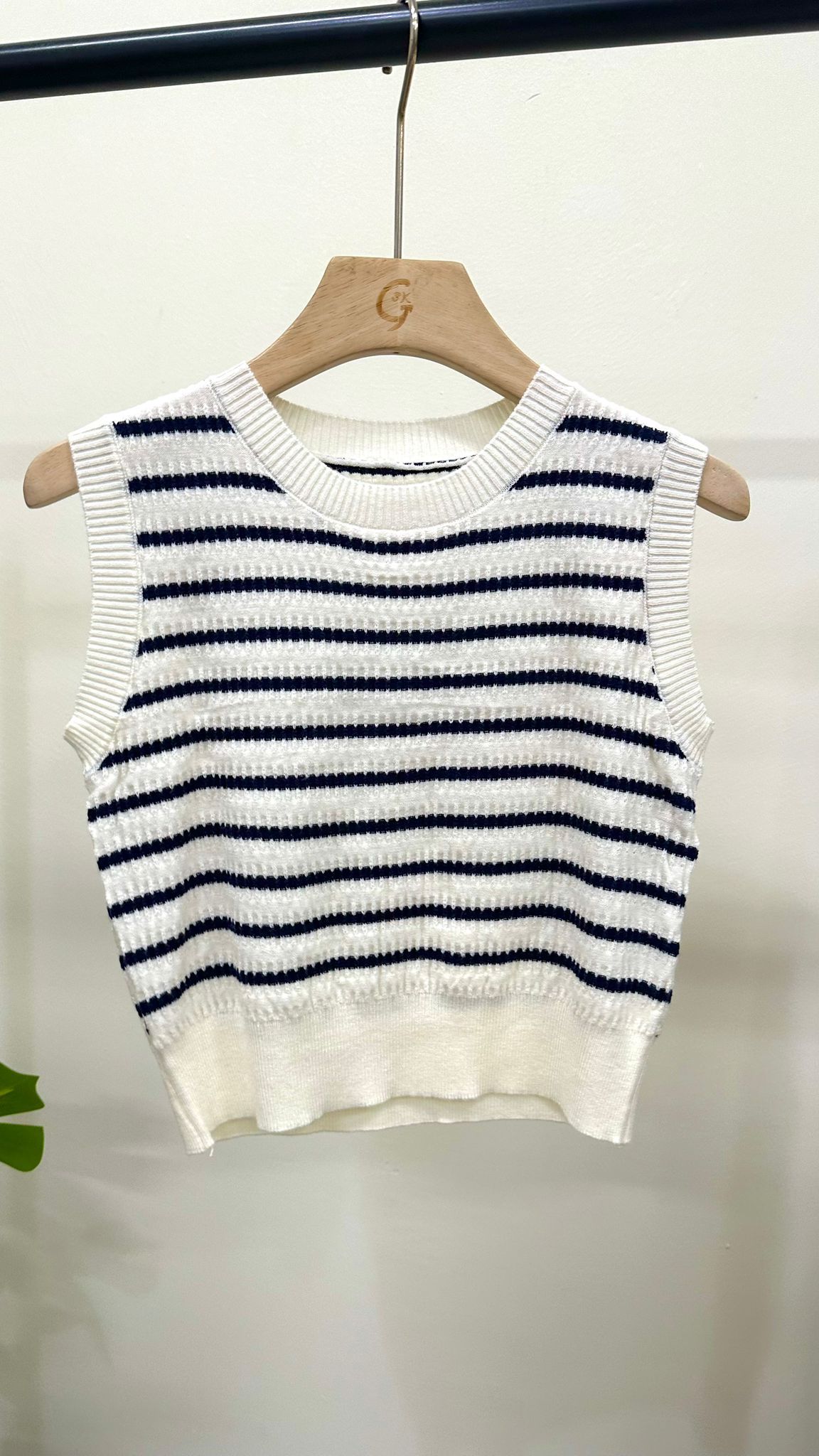 (D4655)Knitted Top