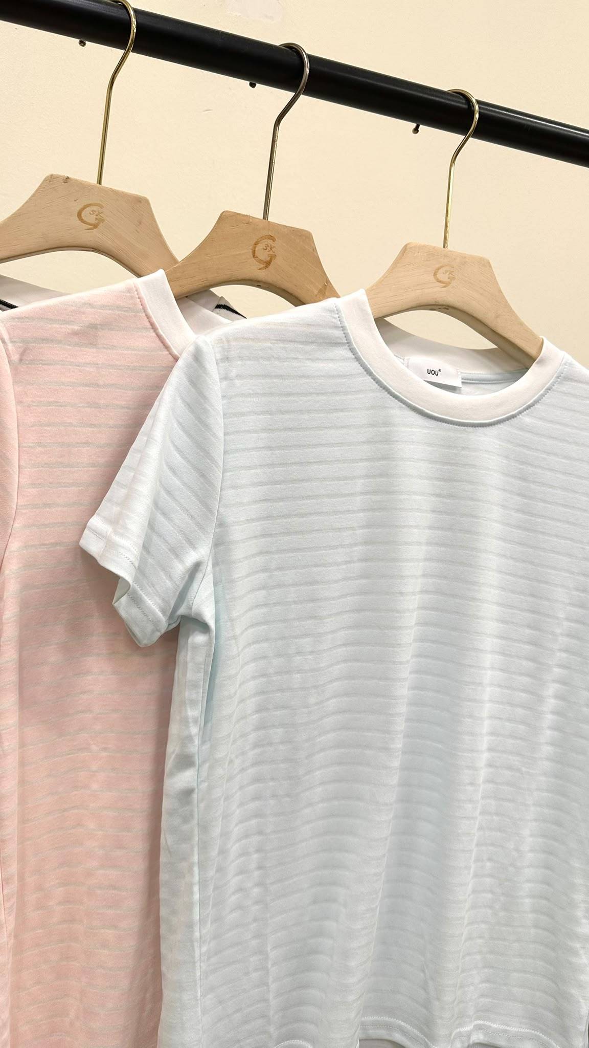 (D4666)Striped Top