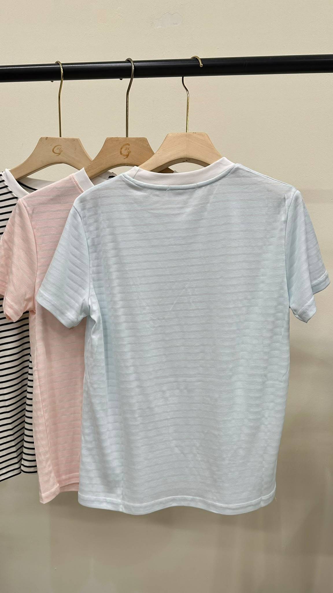 (D4666)Striped Top