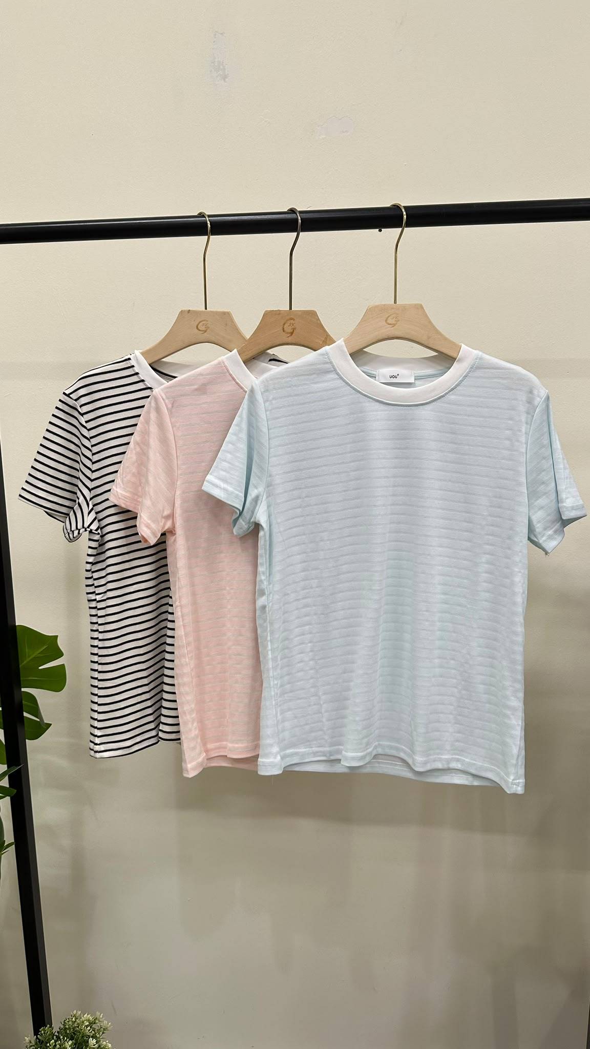 (D4666)Striped Top