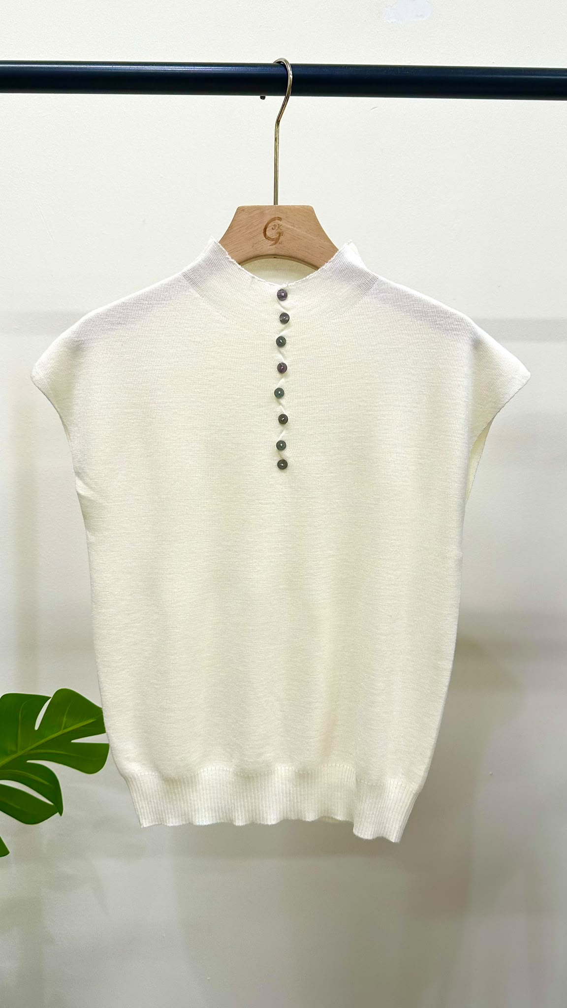 (D4674)Knitted Top