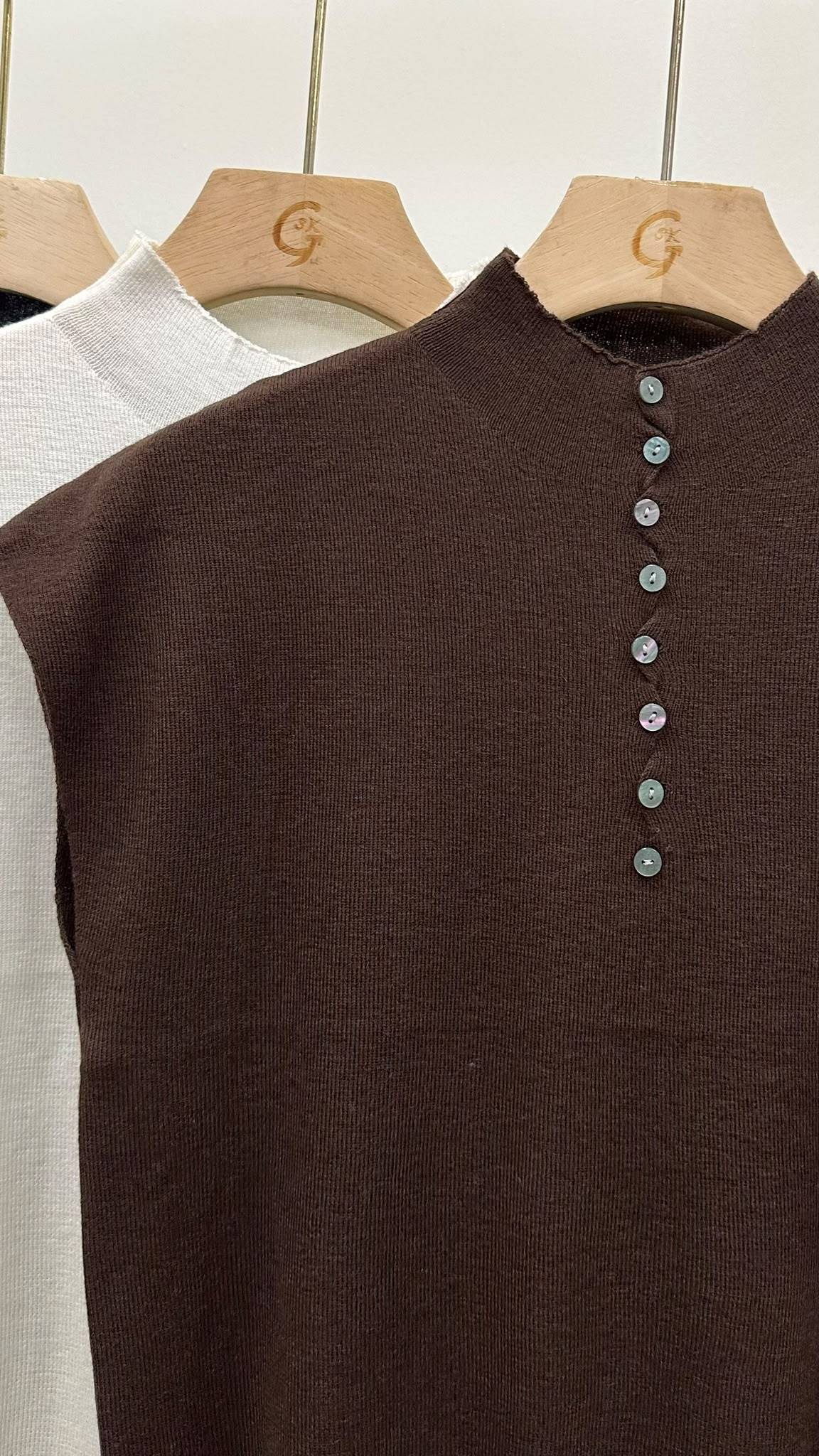 (D4674)Knitted Top
