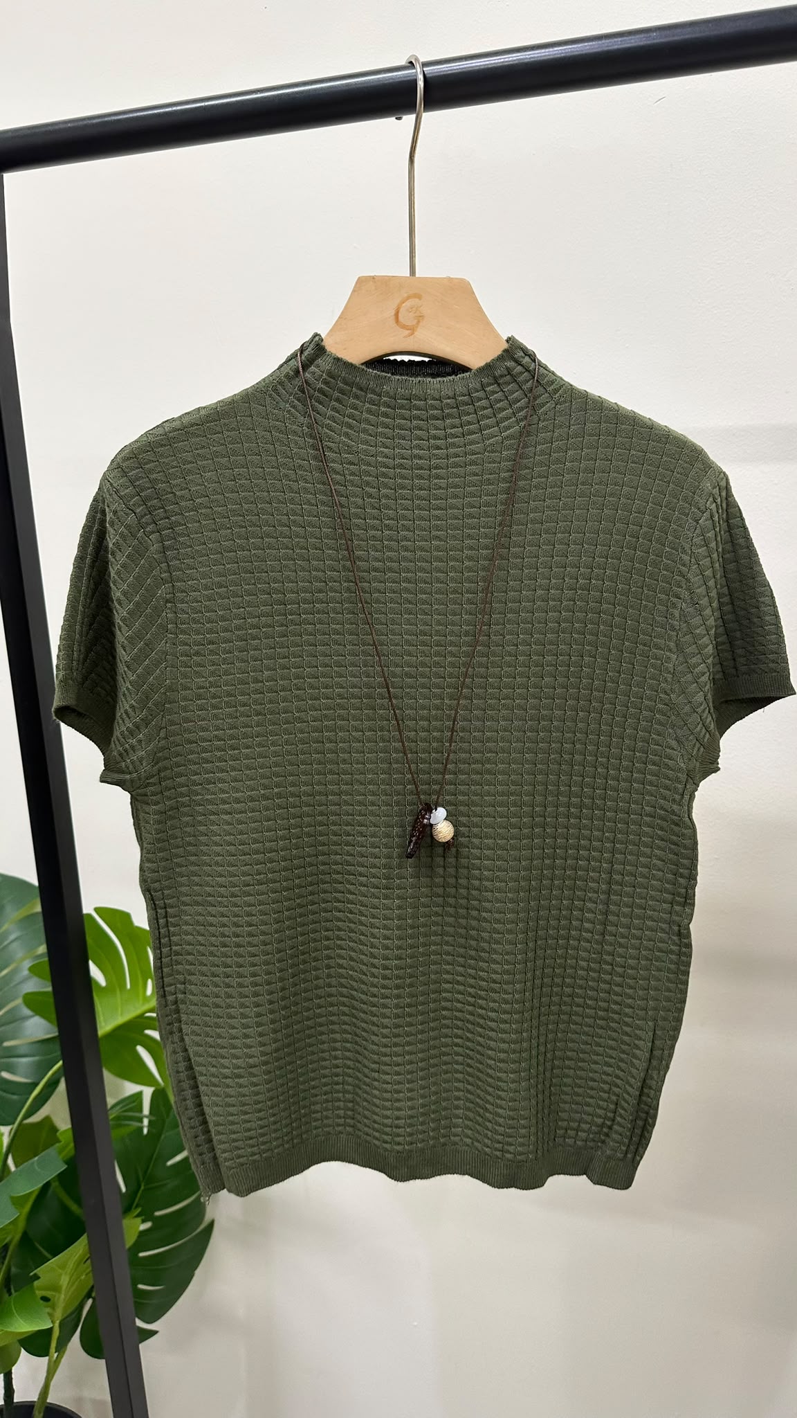 (D4692)Knitted Top