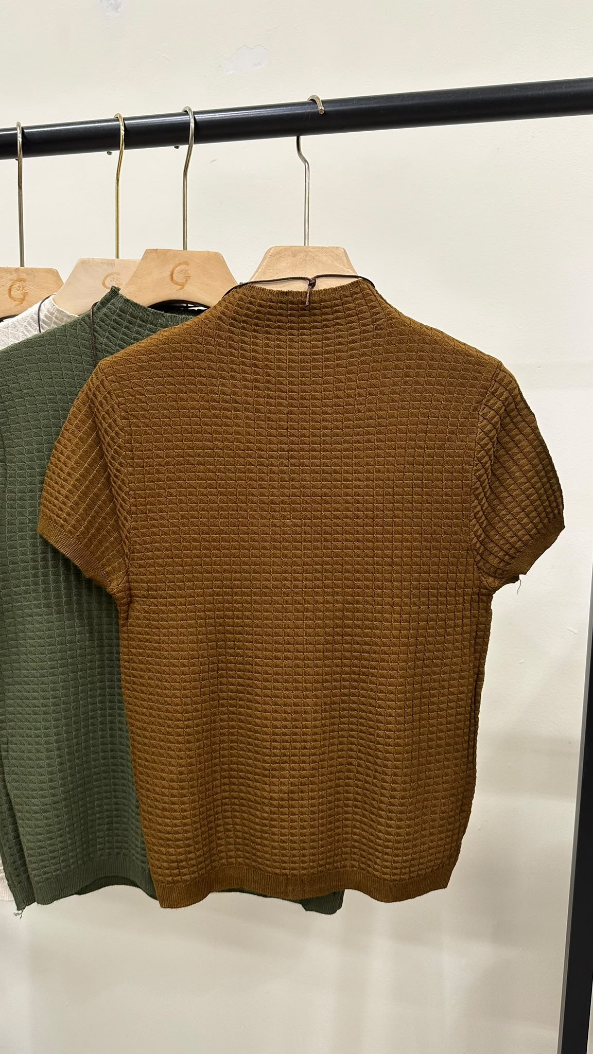 (D4692)Knitted Top