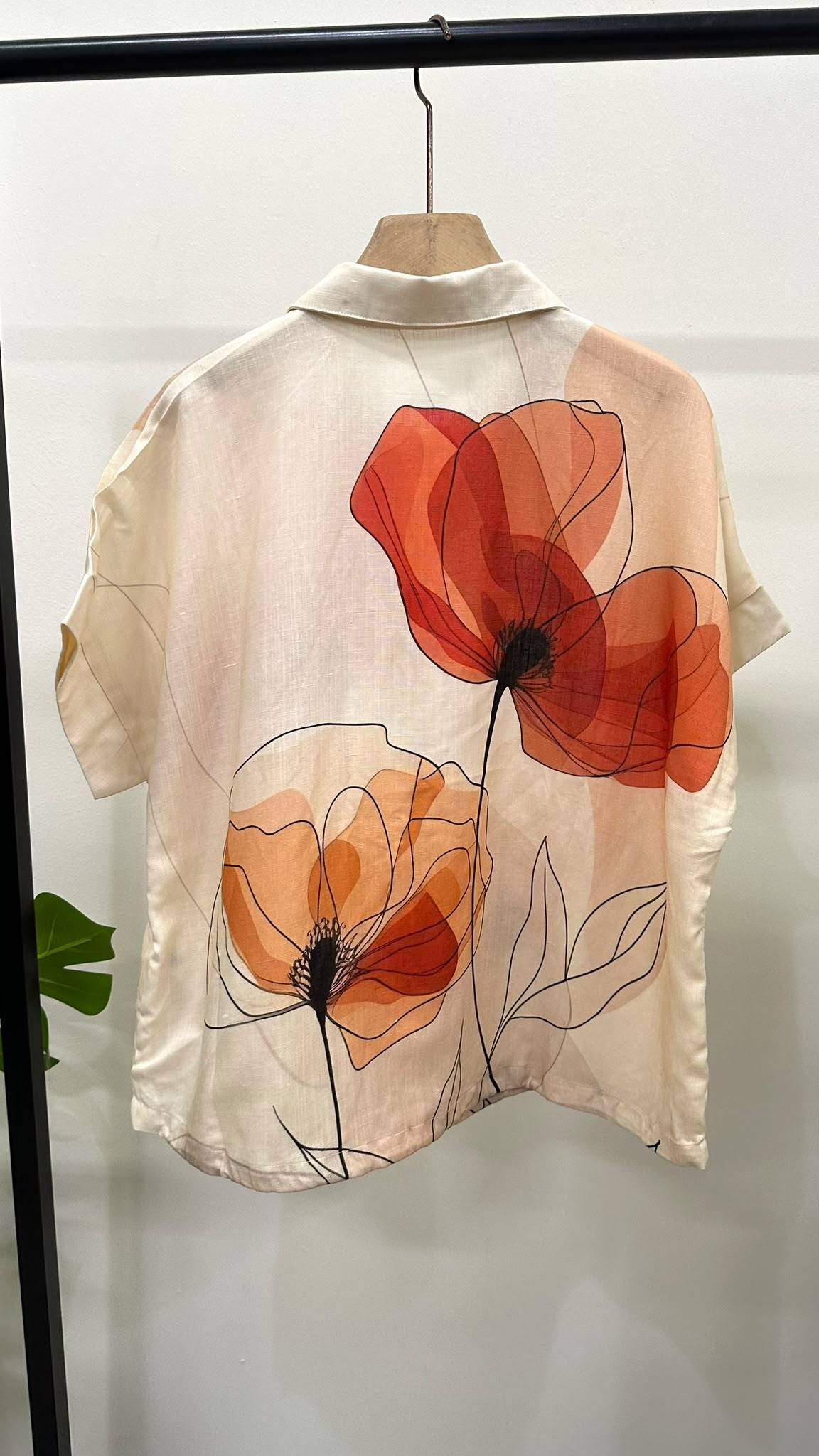 (D4701)Linen Top