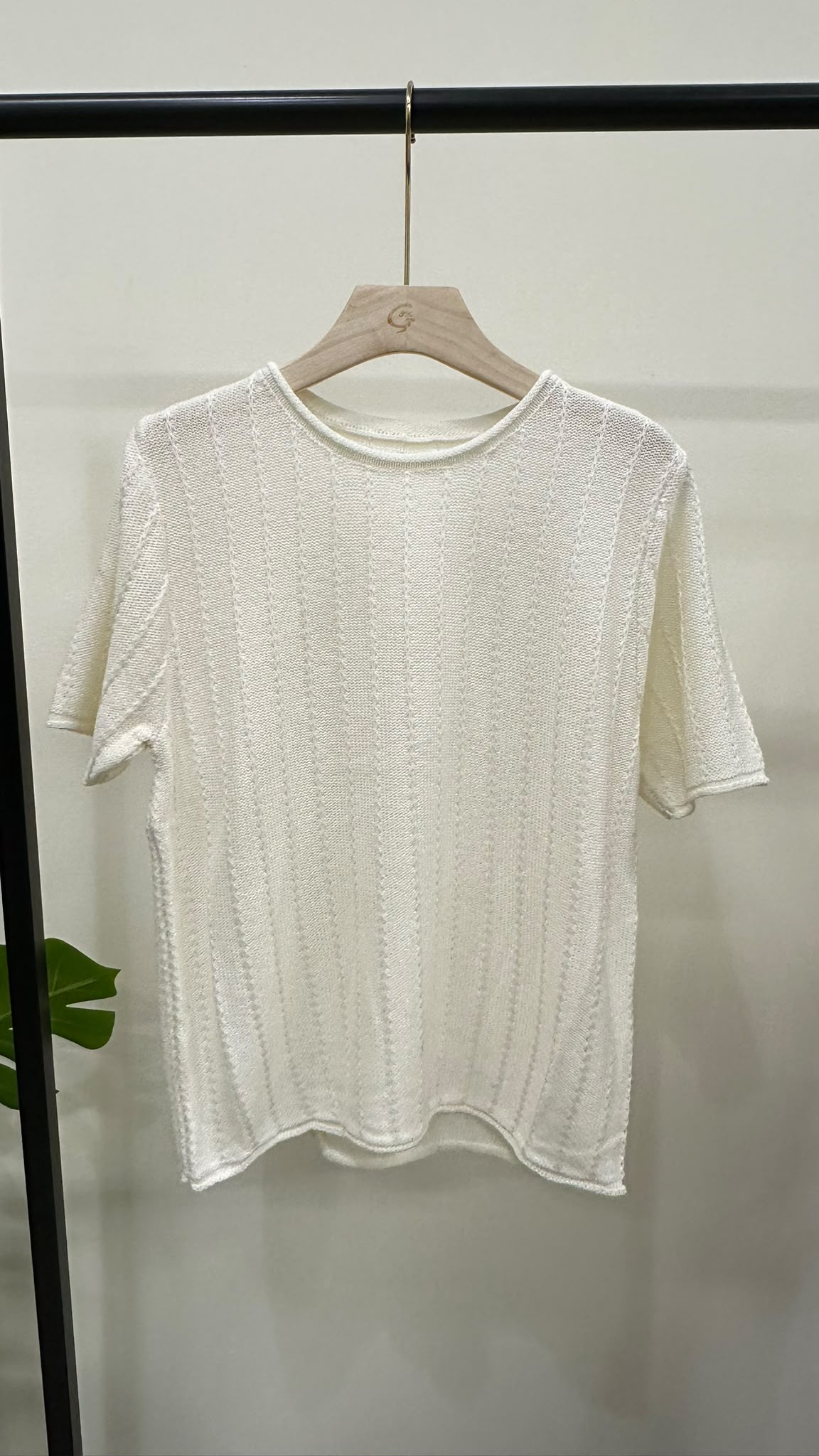 (D4704)Knitted Top