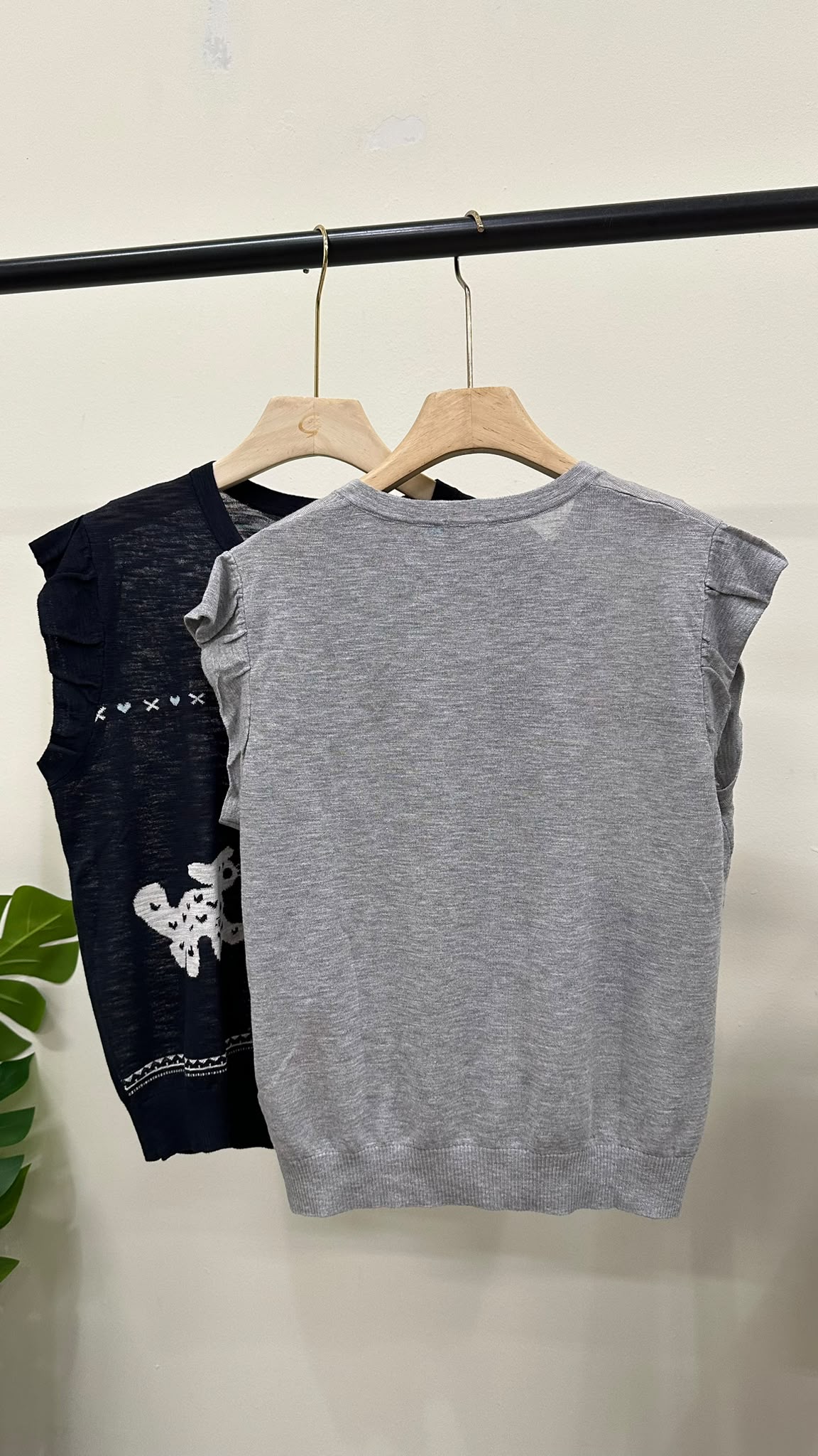 (D4715)Knitted Top