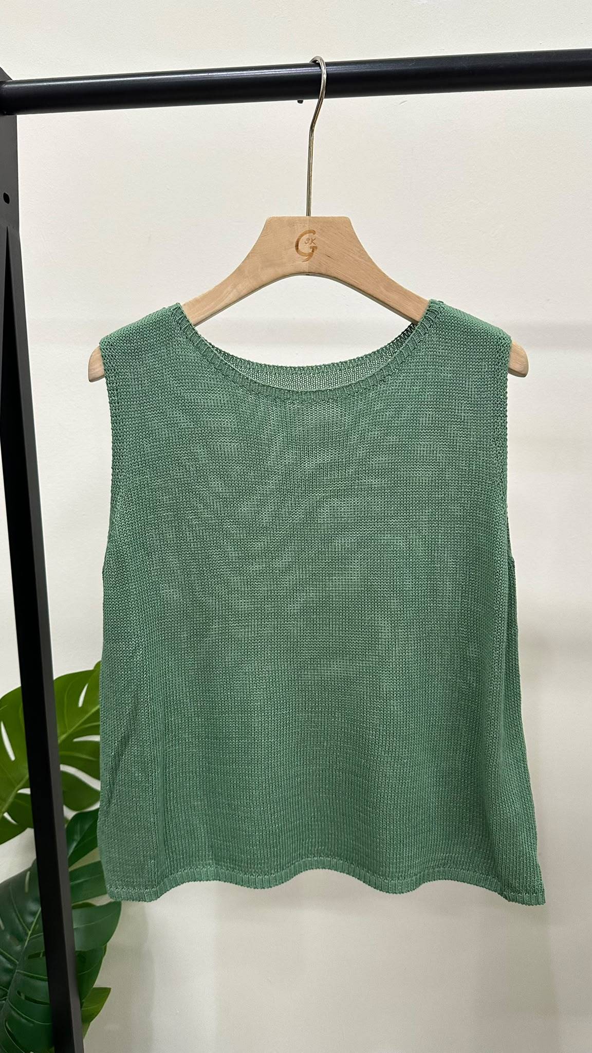 (D4723)Knitted Top