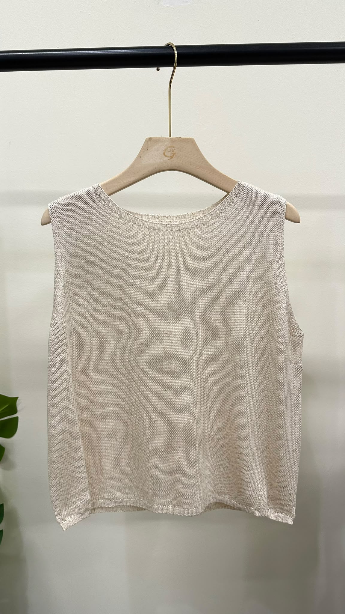 (D4723)Knitted Top